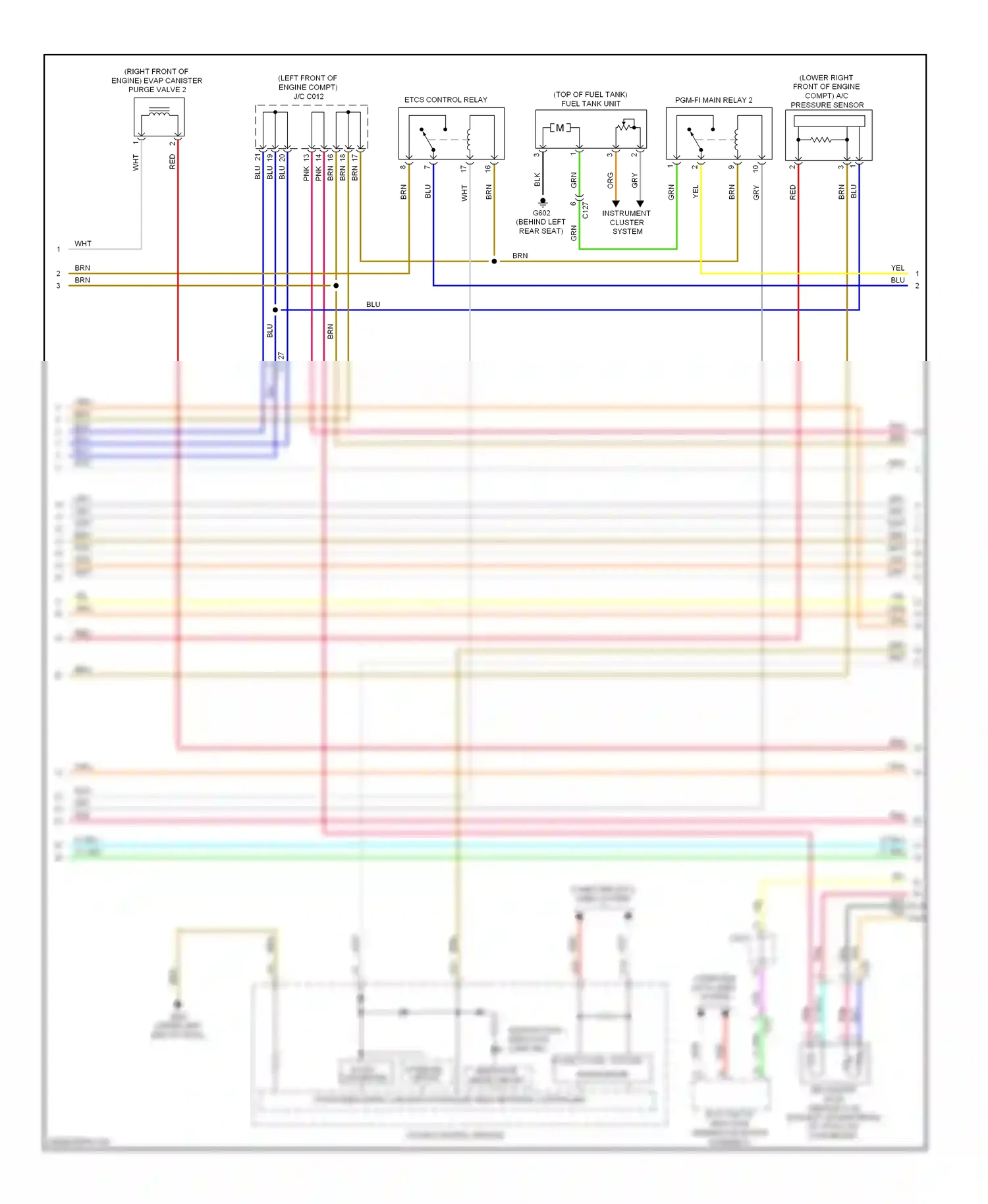 Wiring diagram blk for Honda Accord IX (2012-2016) (50 of 263)