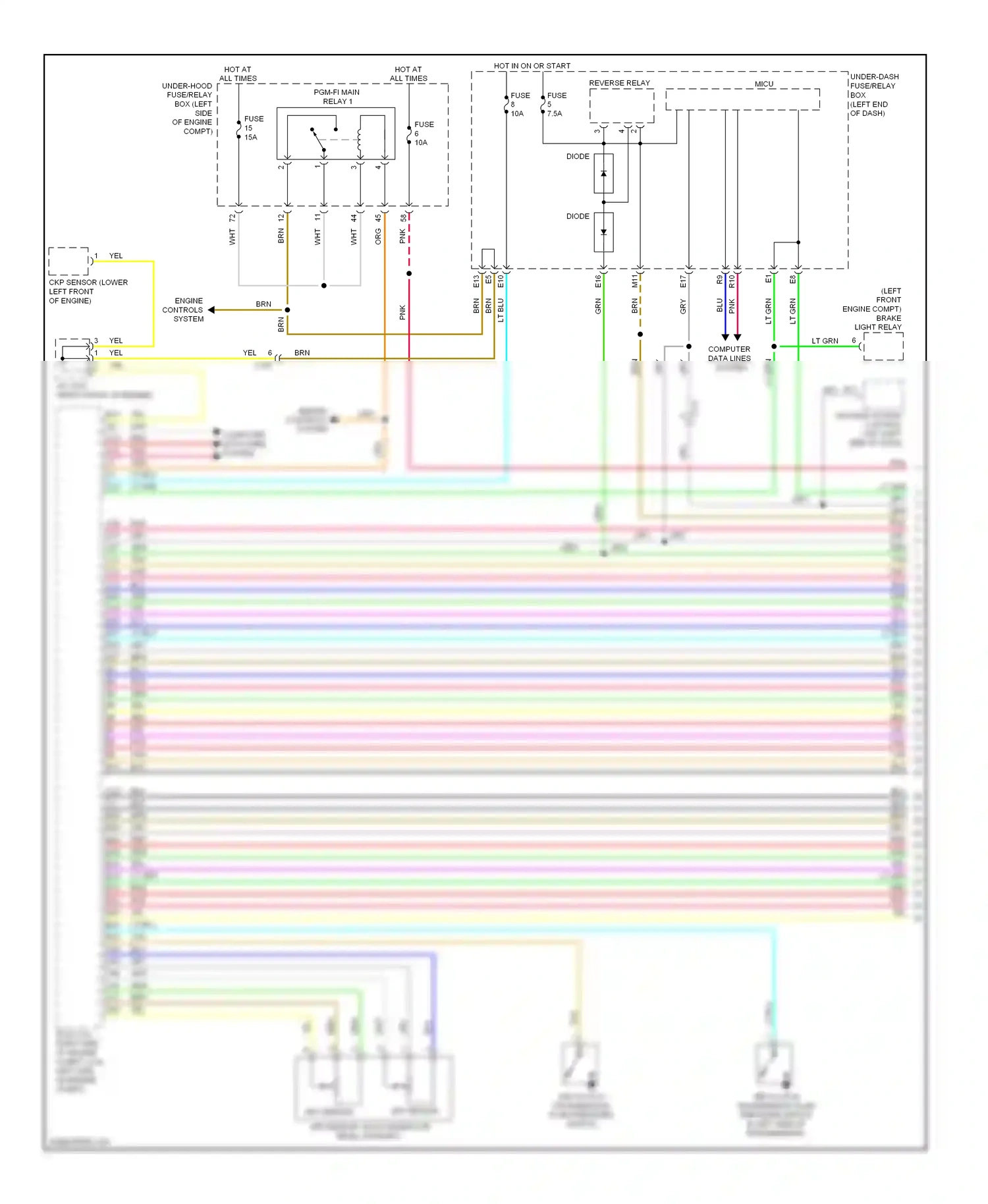 Wiring diagram blu for Honda Accord IX (2012-2016) (233 of 245)