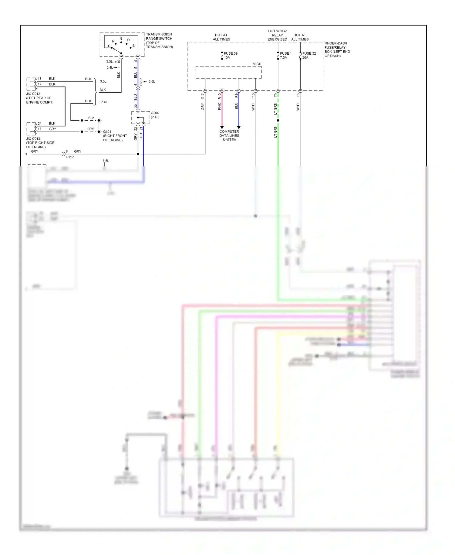 Wiring diagram blu for Honda Accord IX (2012-2016) (196 of 245)