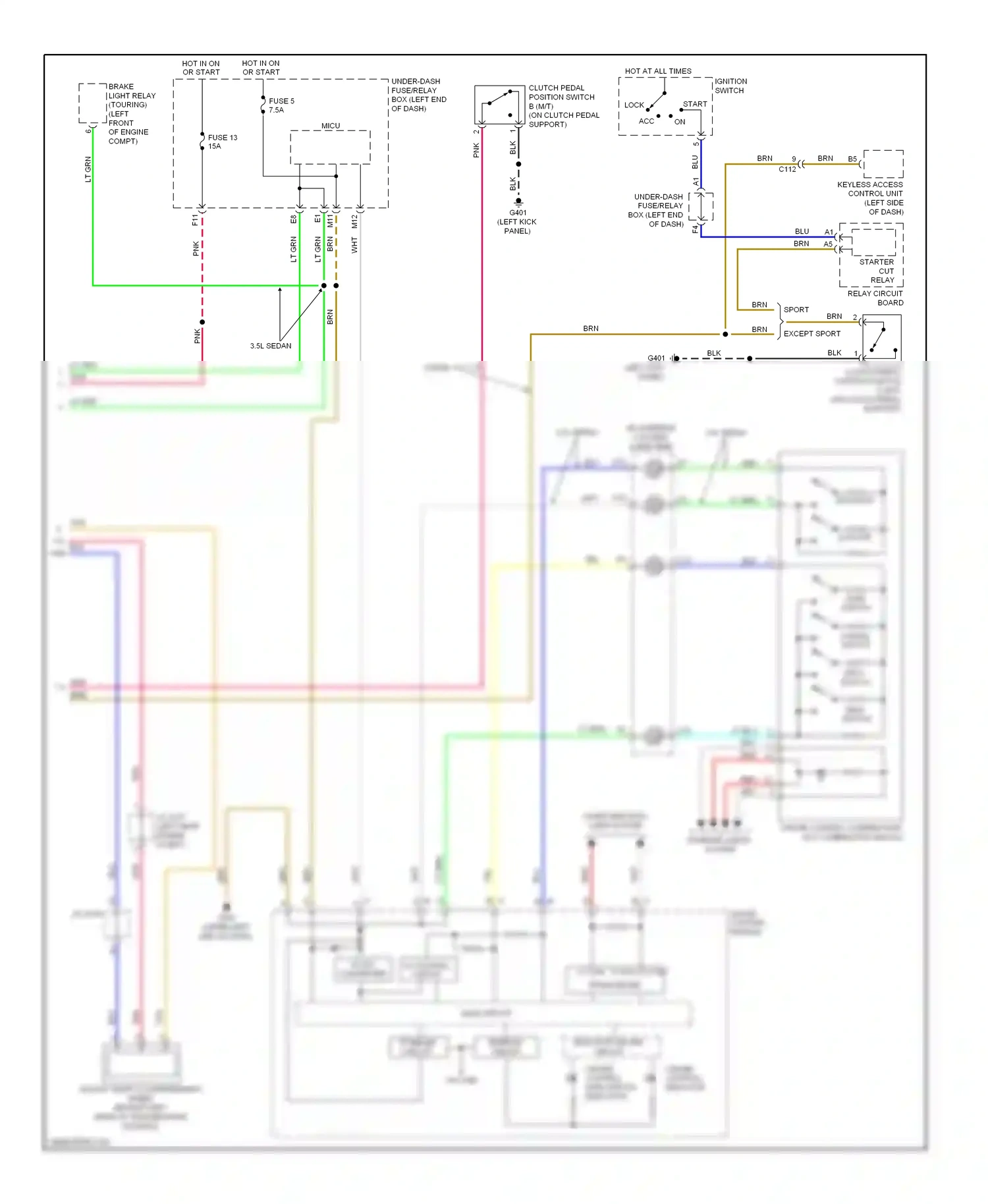 Wiring diagram blu for Honda Accord IX (2012-2016) (103 of 245)