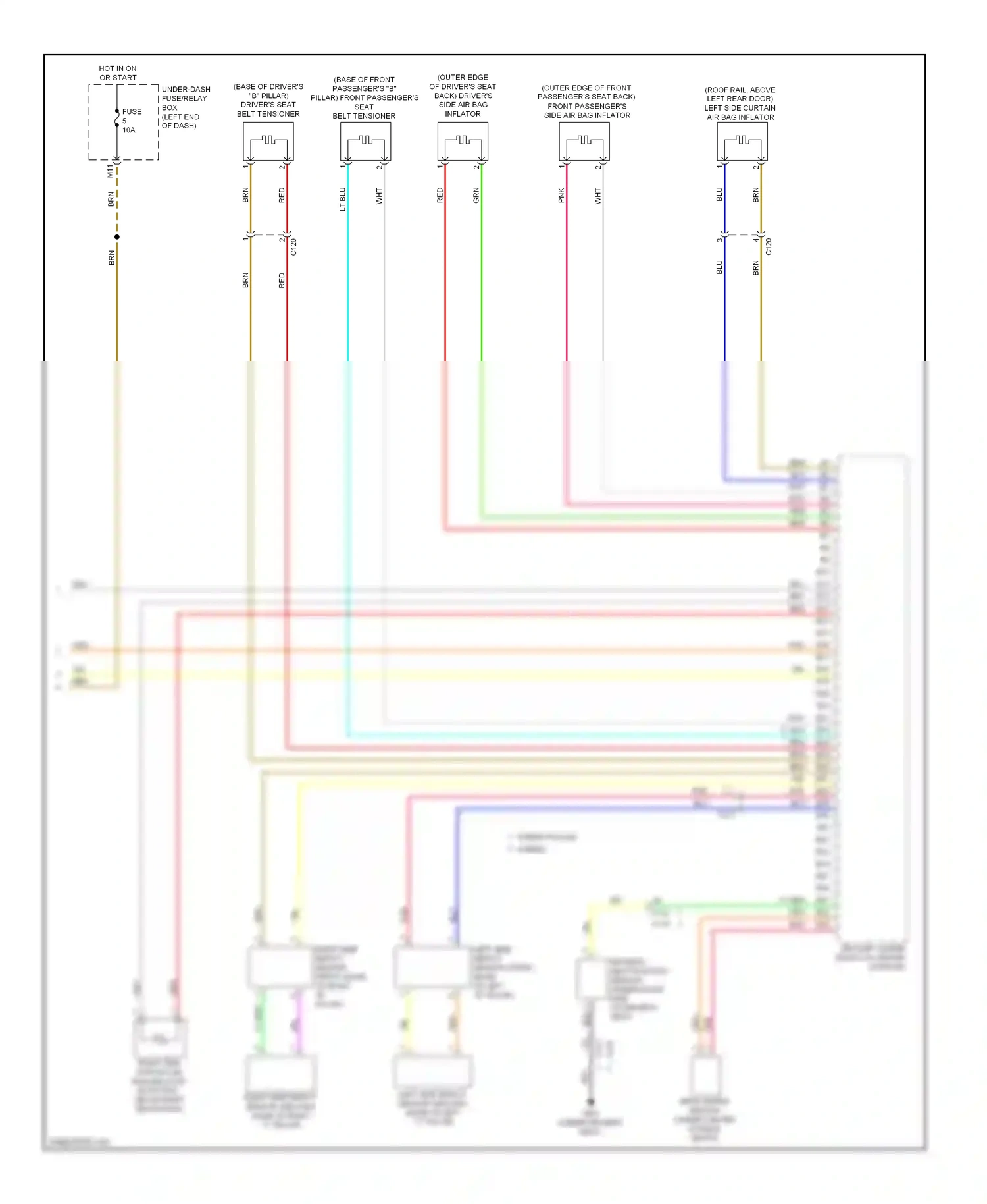 Wiring diagram blu for Honda Accord IX (2012-2016) (232 of 245)