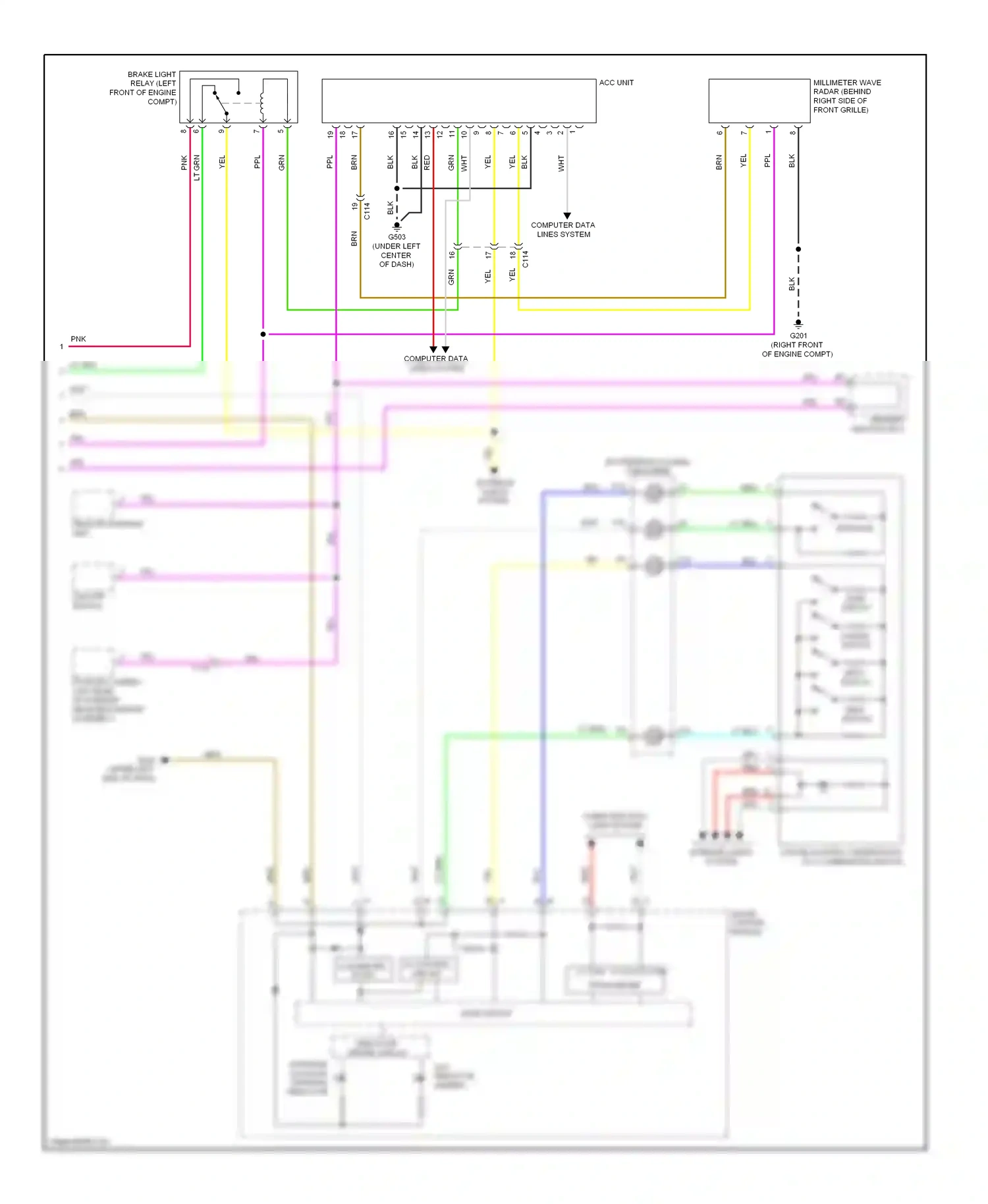 Wiring diagram computer data lines system for Honda Accord IX (2012-2016) (36 of 169)