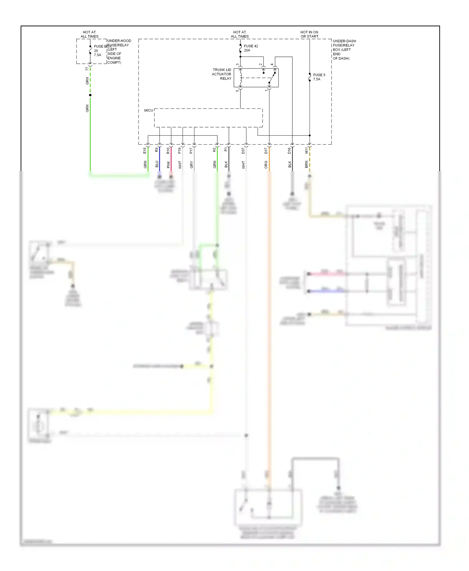 Wiring diagram computer data lines system for Honda Accord IX (2012-2016) (164 of 169)