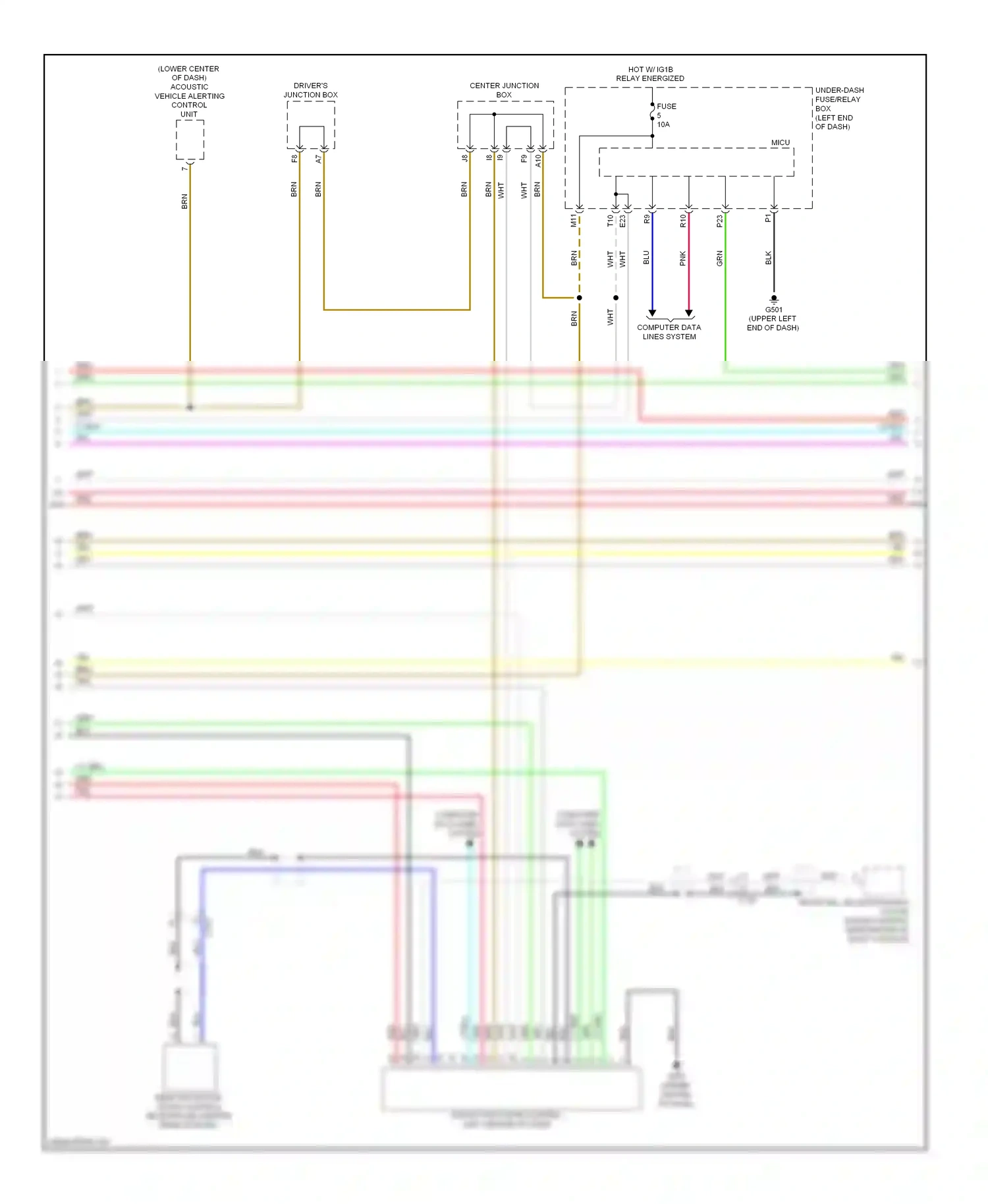 Wiring diagram computer data lines system for Honda Accord IX (2012-2016) (108 of 169)