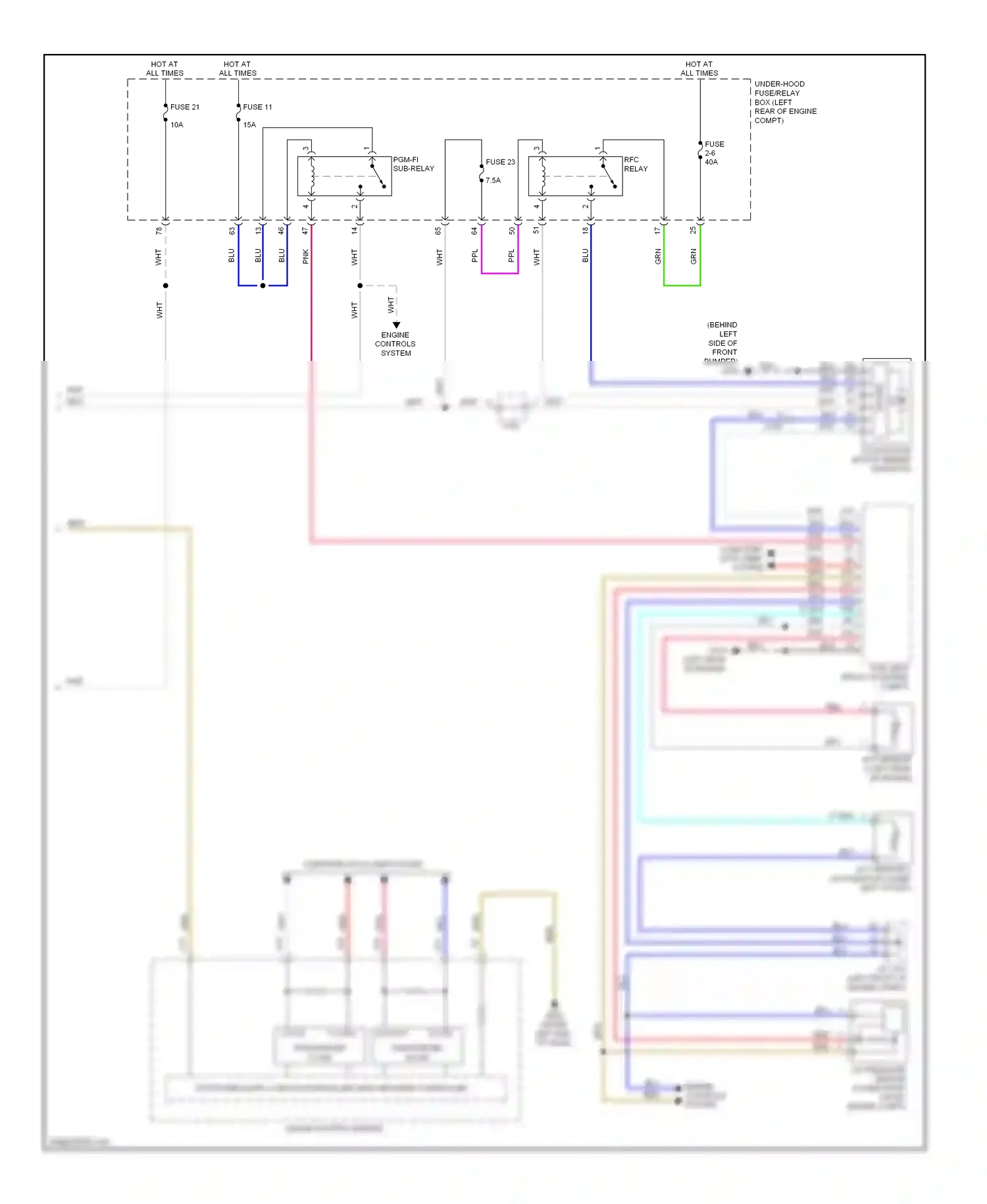 Wiring diagram computer data lines system for Honda Accord IX (2012-2016) (6 of 169)