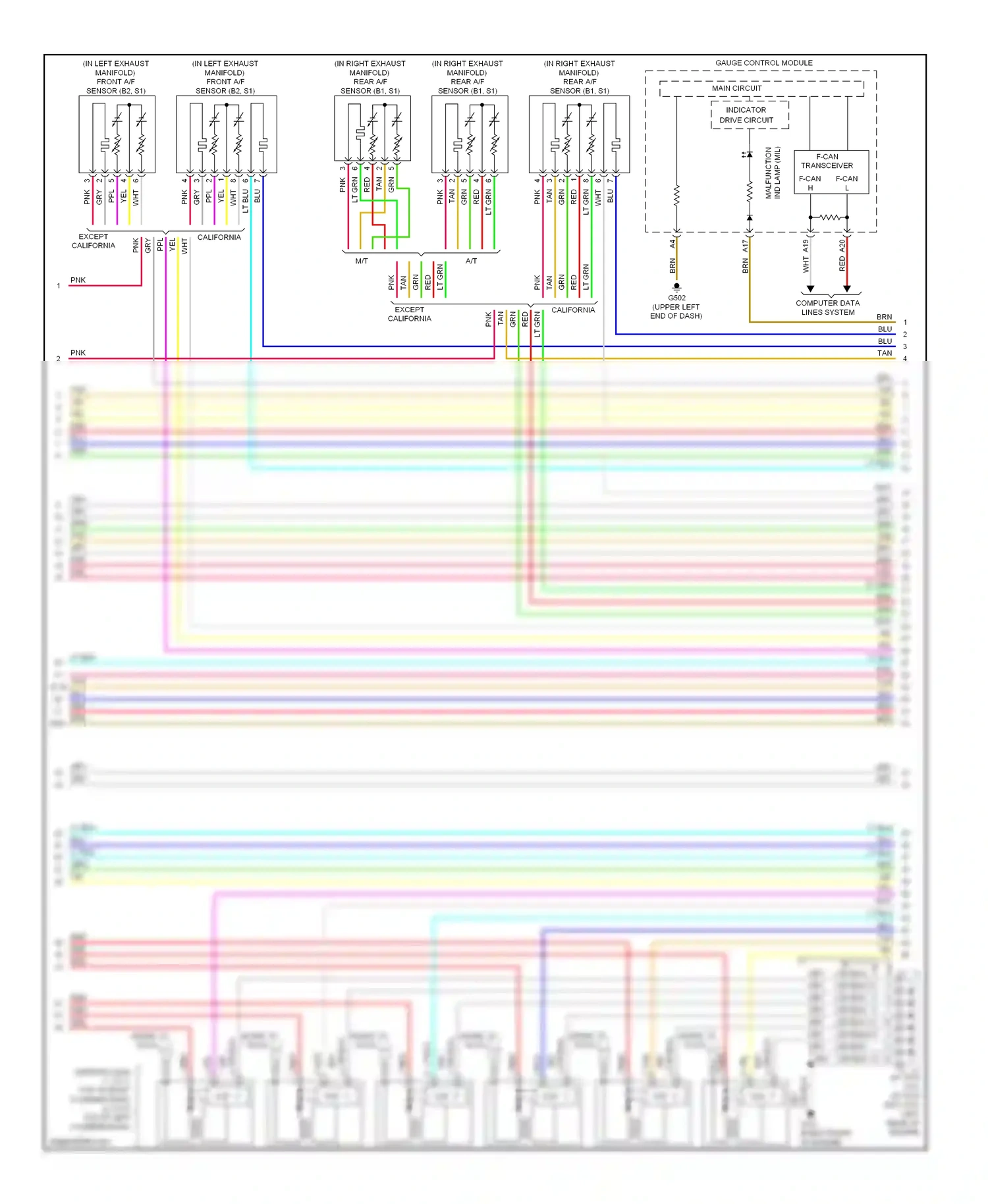 Wiring diagram computer data lines system for Honda Accord IX (2012-2016) (70 of 169)