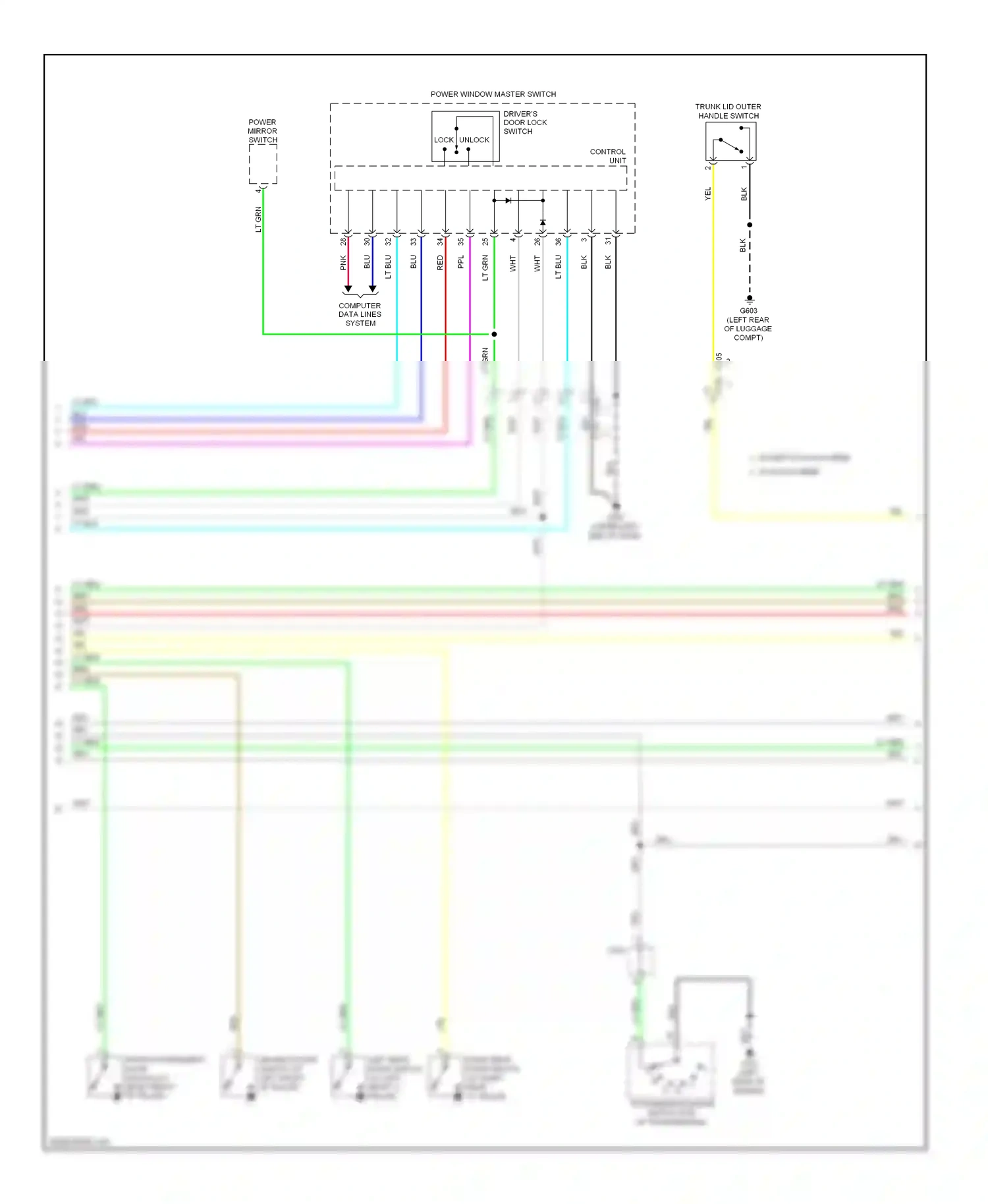 Wiring diagram control unit) for Honda Accord IX (2012-2016) (4 of 10)