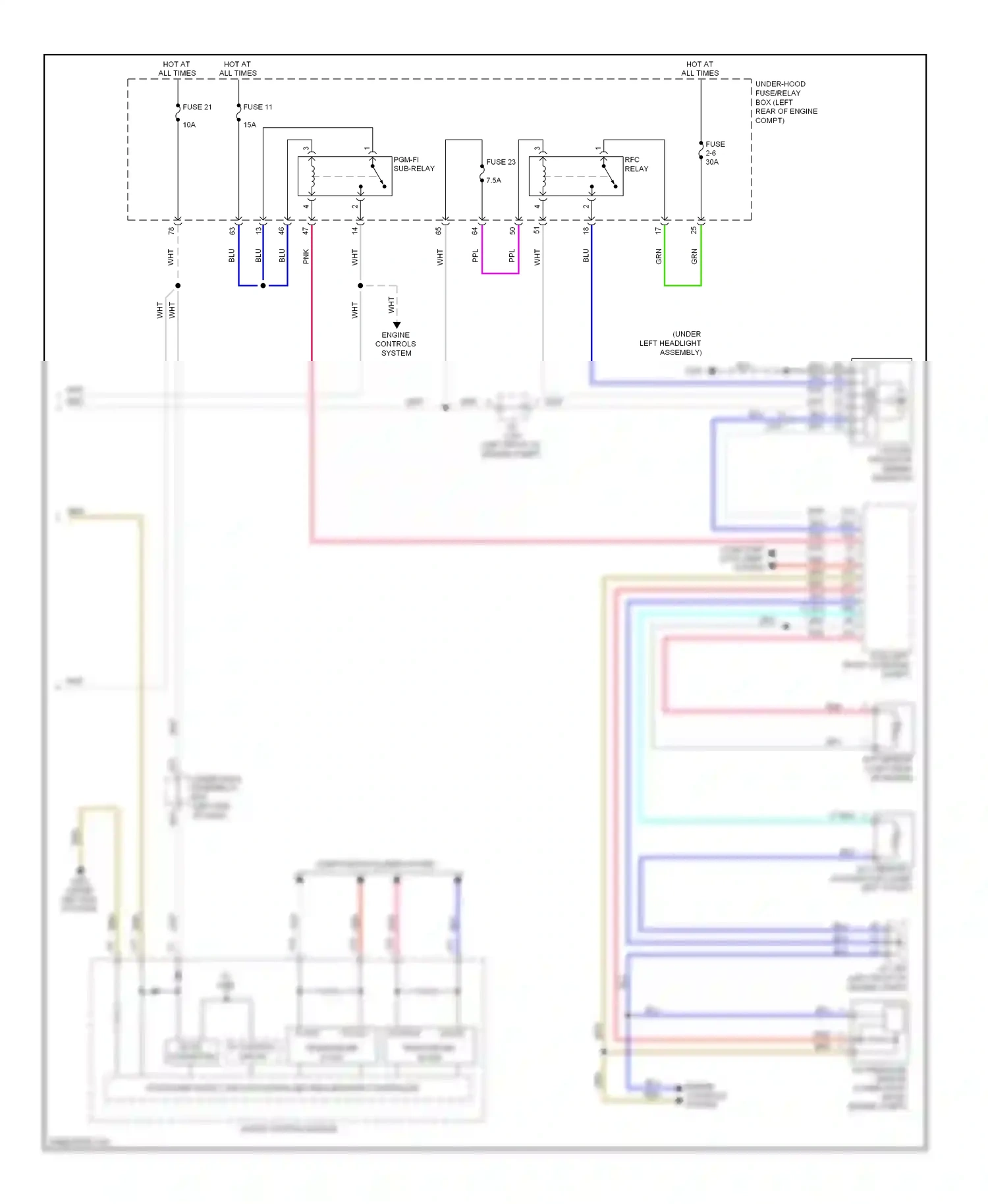 Wiring diagram gauge control module for Honda Accord IX (2012-2016) (5 of 66)