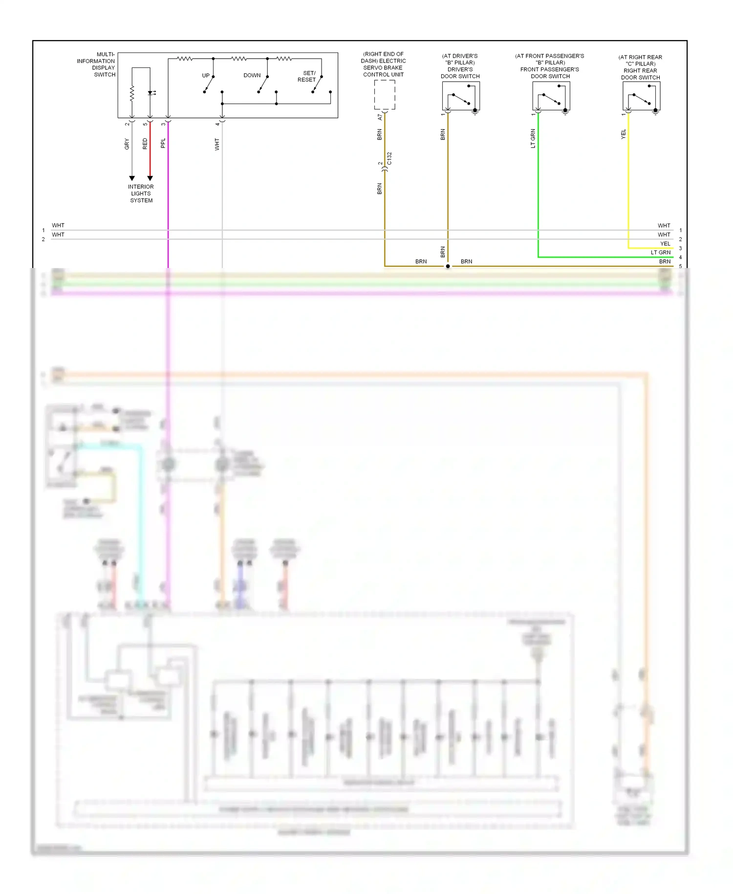 Wiring diagram hv switch for Honda Accord IX (2012-2016) (1 of 3)