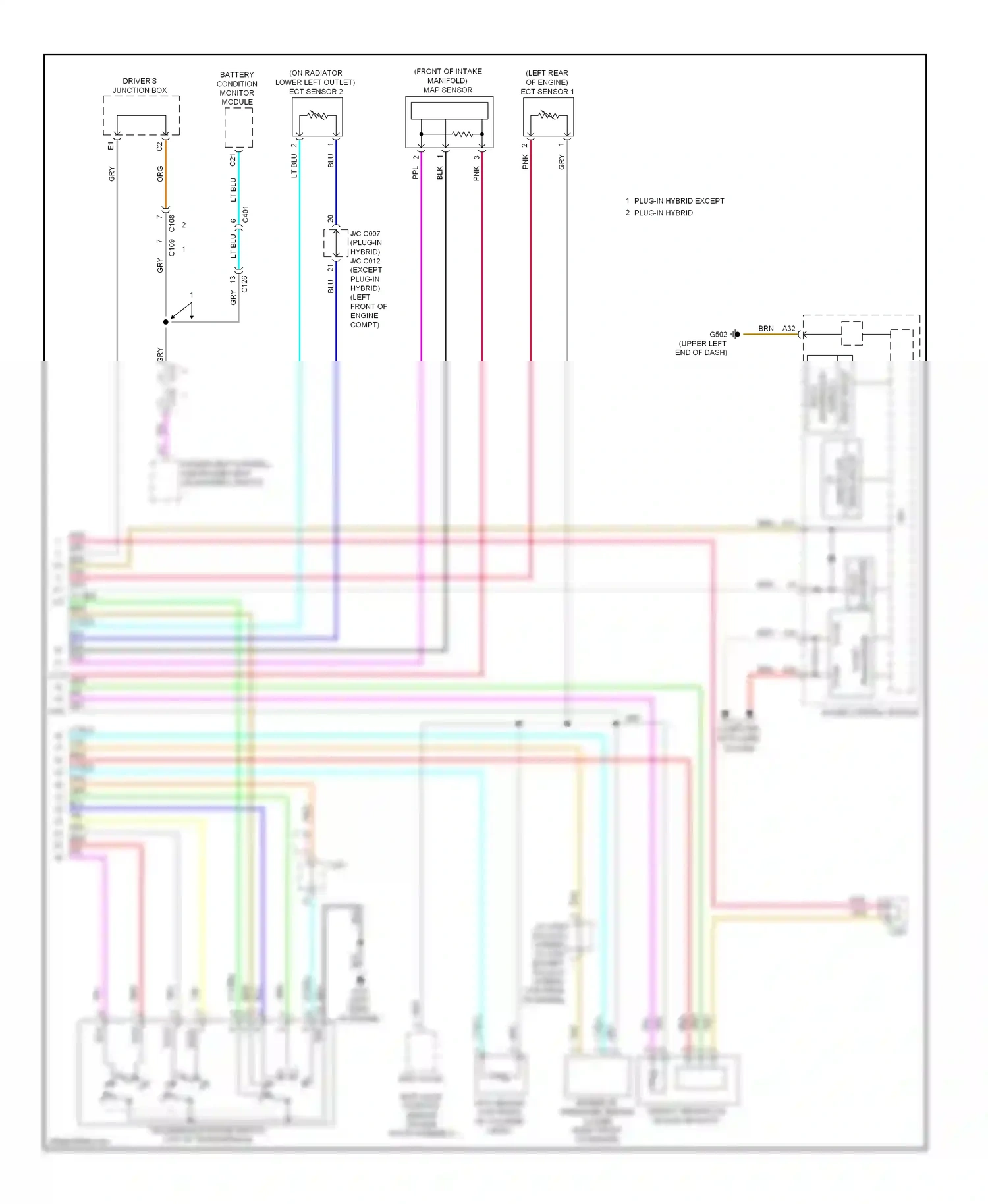 Wiring diagram information display for Honda Accord IX (2012-2016) (3 of 3)