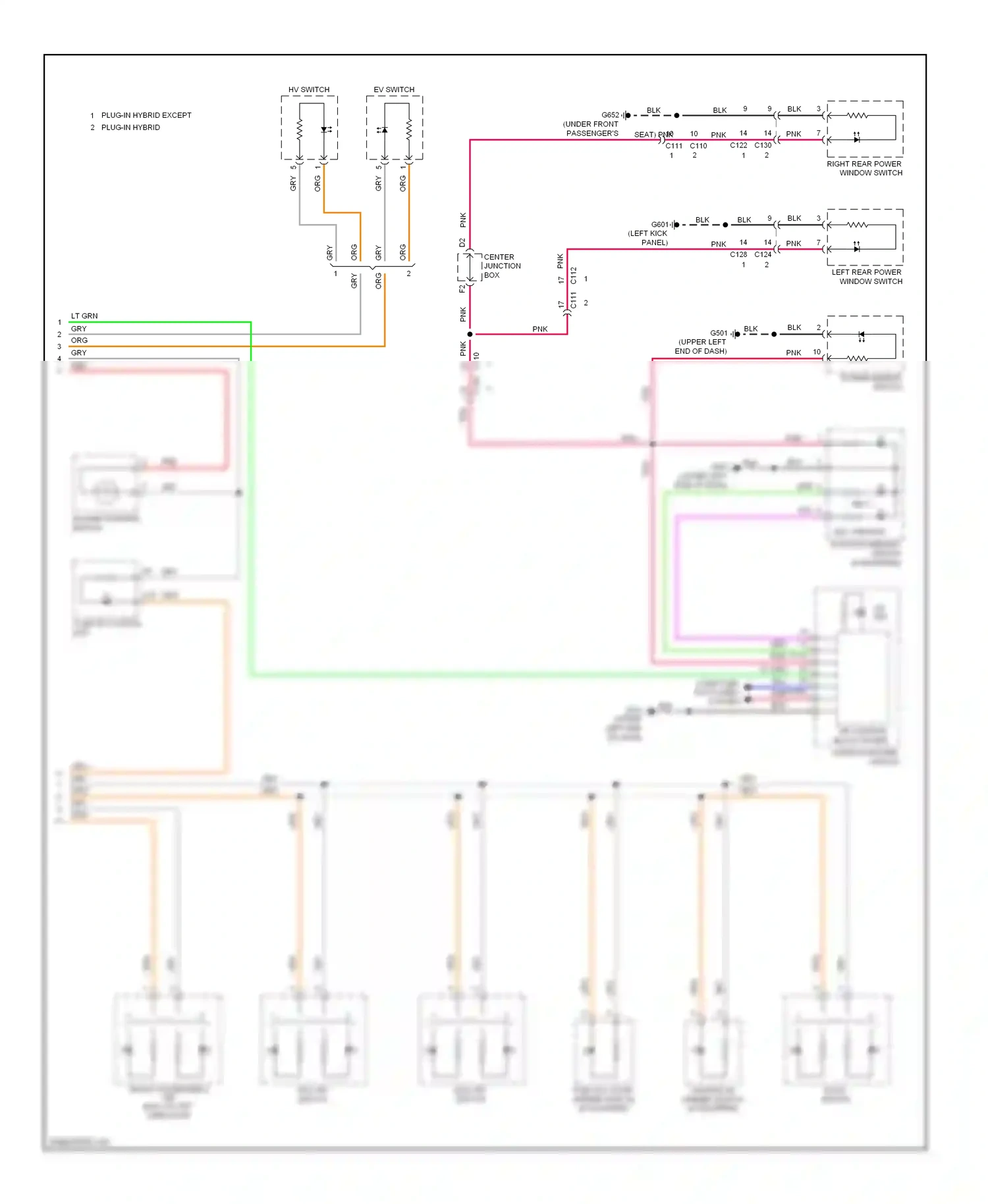 Wiring diagram ldw off switch for Honda Accord IX (2012-2016) (2 of 4)