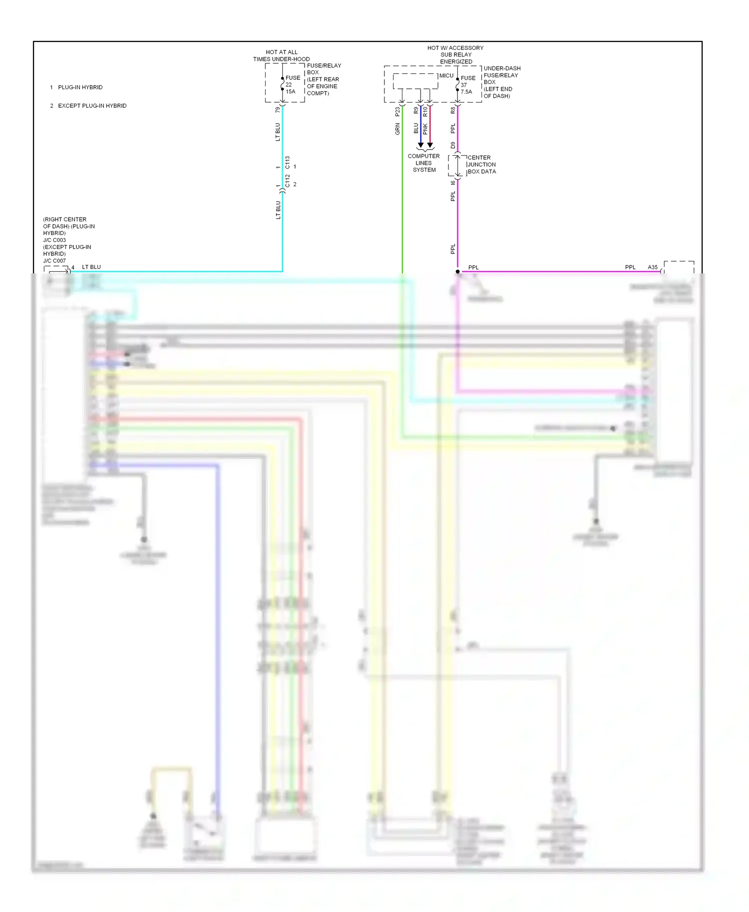 Wiring diagram lt blu for Honda Accord IX (2012-2016) (119 of 217)