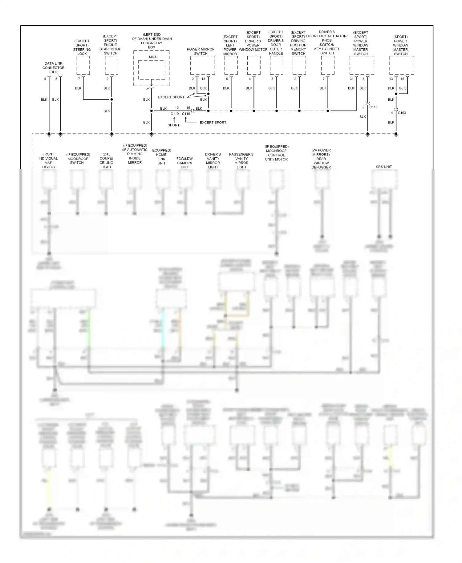 Wiring diagram lt blu for Honda Accord IX (2012-2016) (95 of 217)