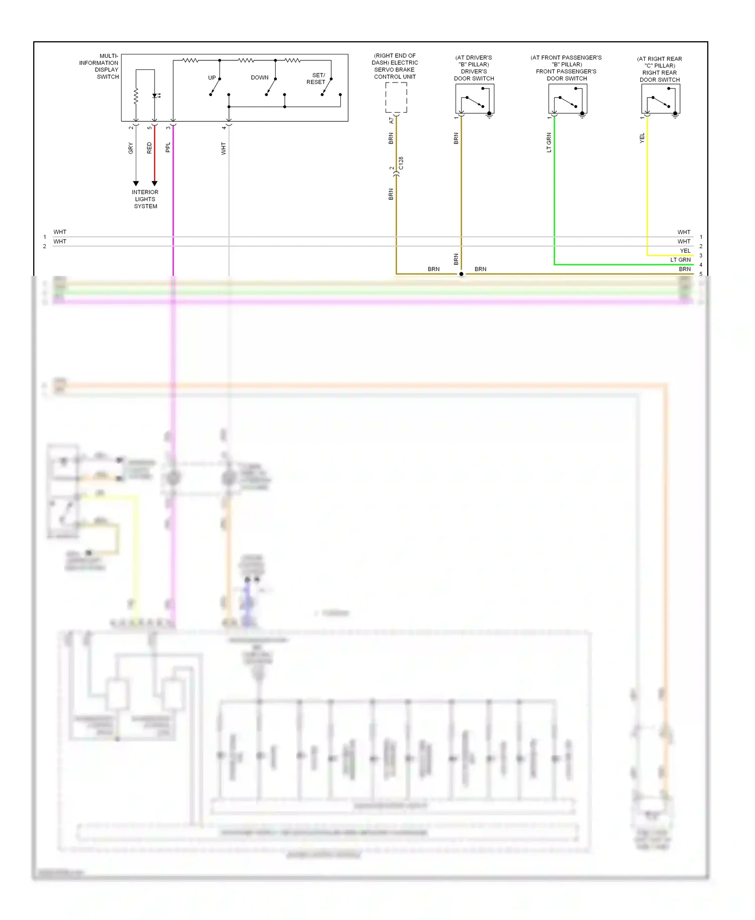 Wiring diagram message ind for Honda Accord IX (2012-2016) (1 of 2)