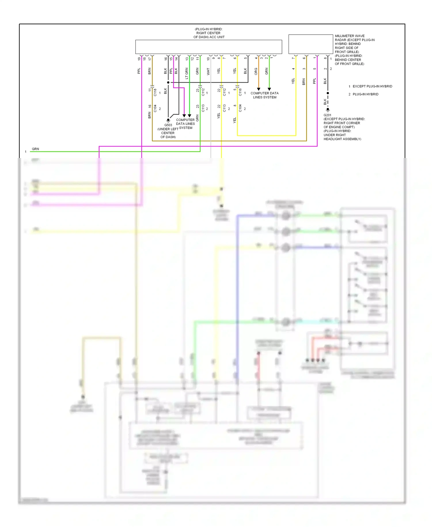 Honda Accord IX (2012-2016) module wiring diagram  (2 of 4)