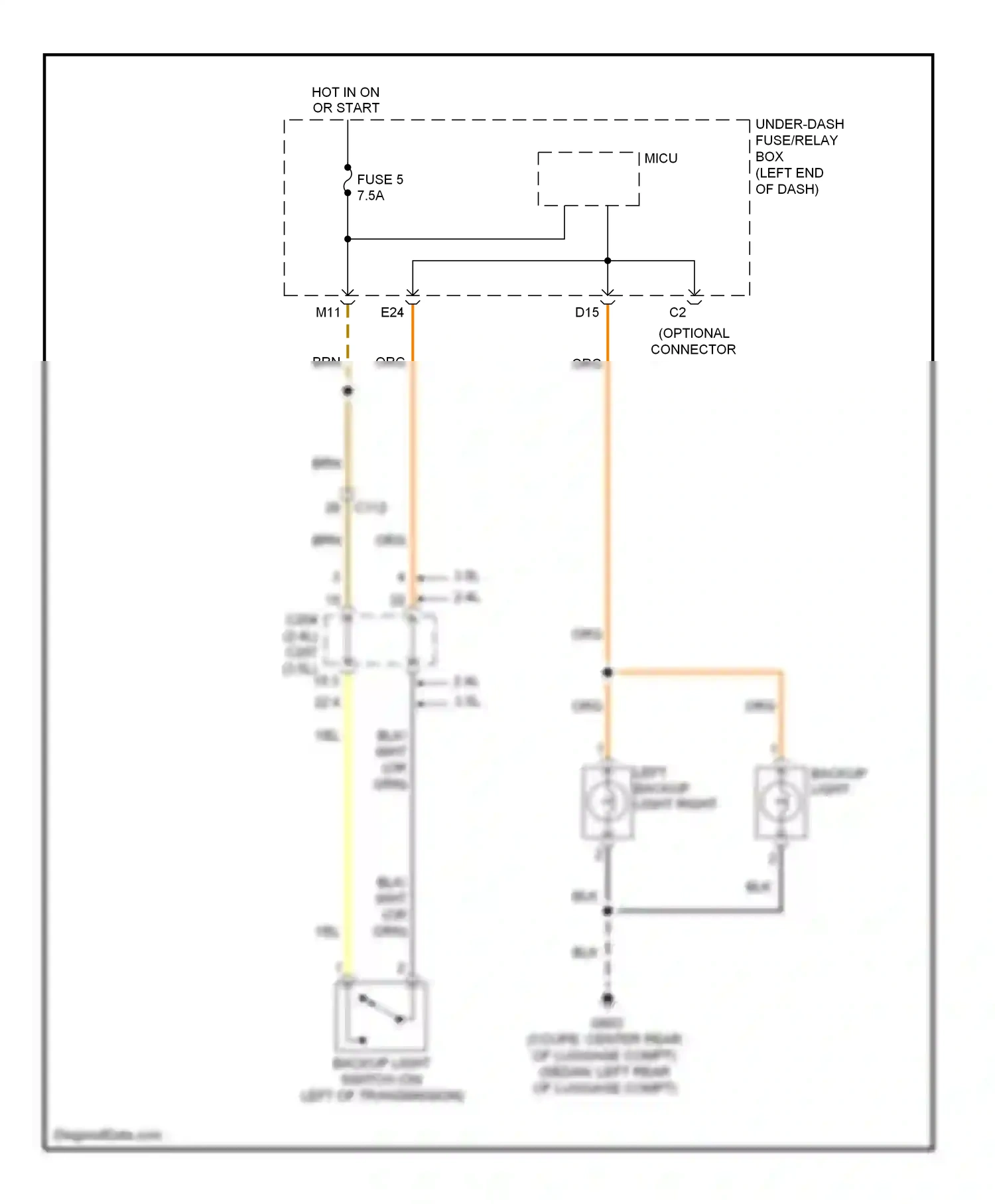 Wiring diagram (or for Honda Accord IX (2012-2016) (1 of 1)