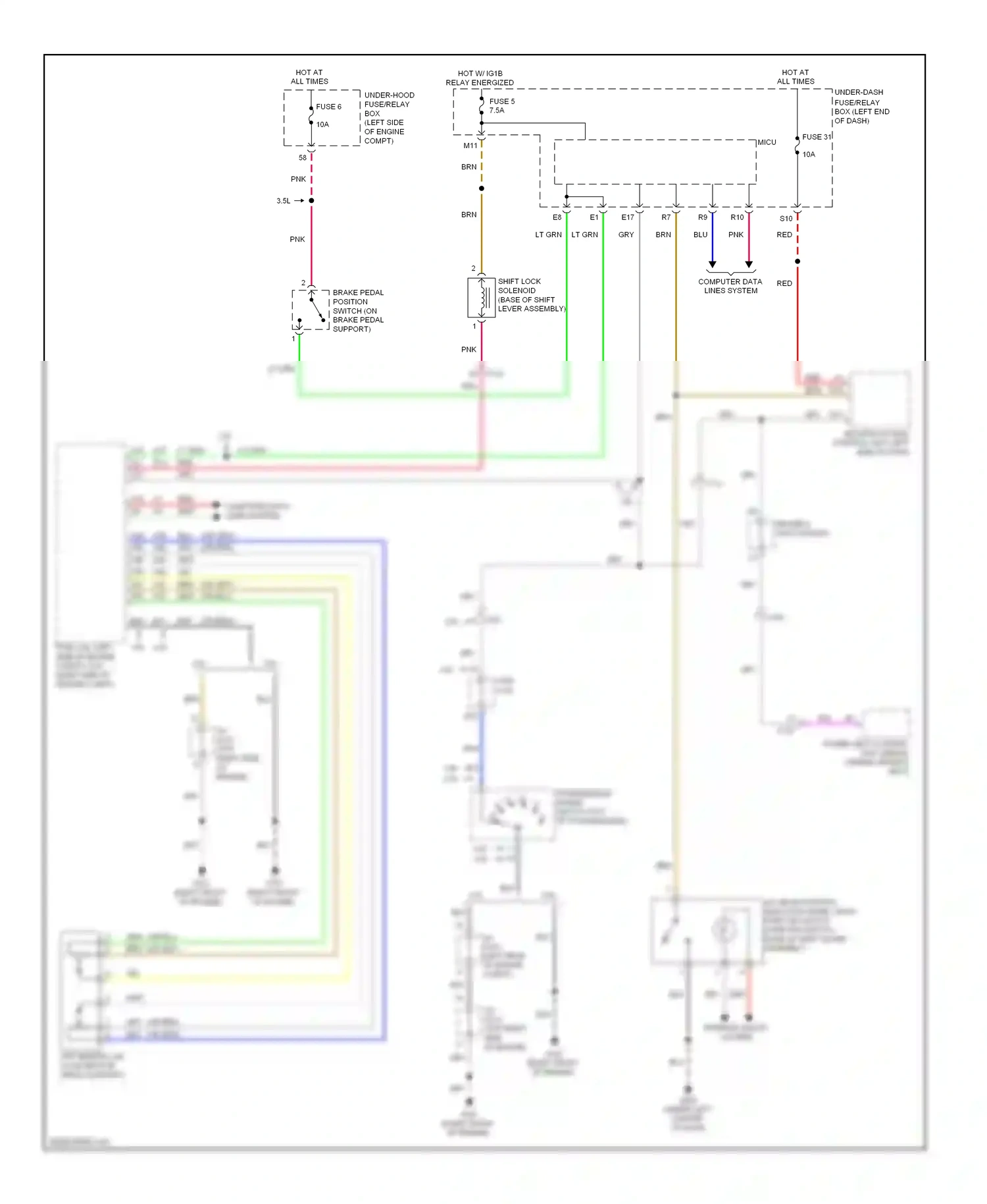 Wiring diagram red for Honda Accord IX (2012-2016) (229 of 253)
