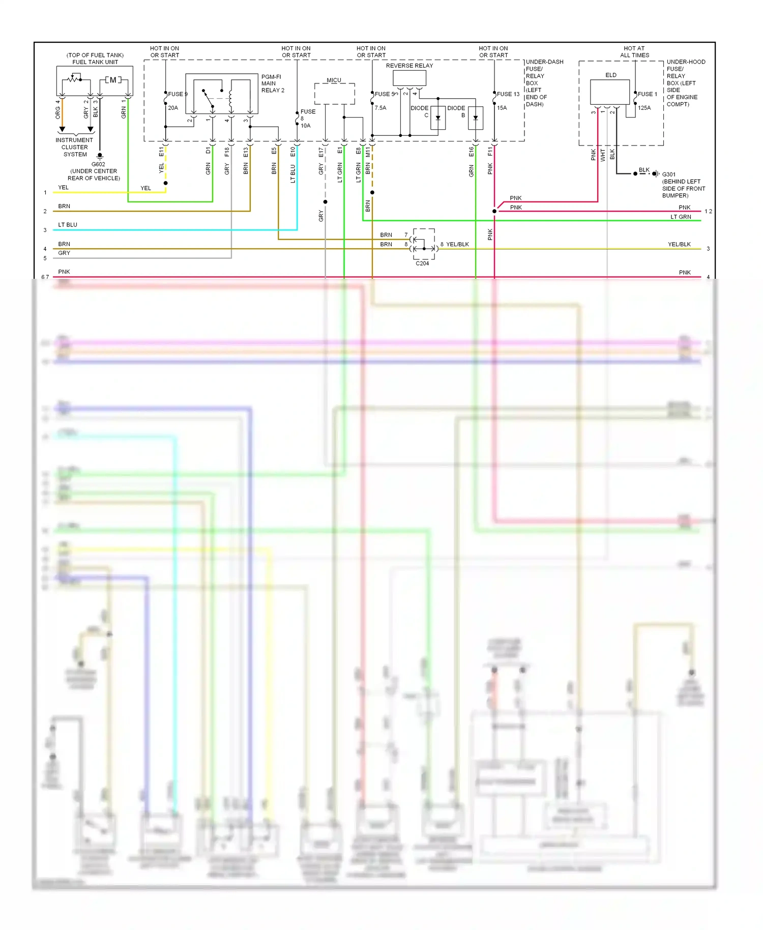 Wiring diagram red for Honda Accord IX (2012-2016) (85 of 253)
