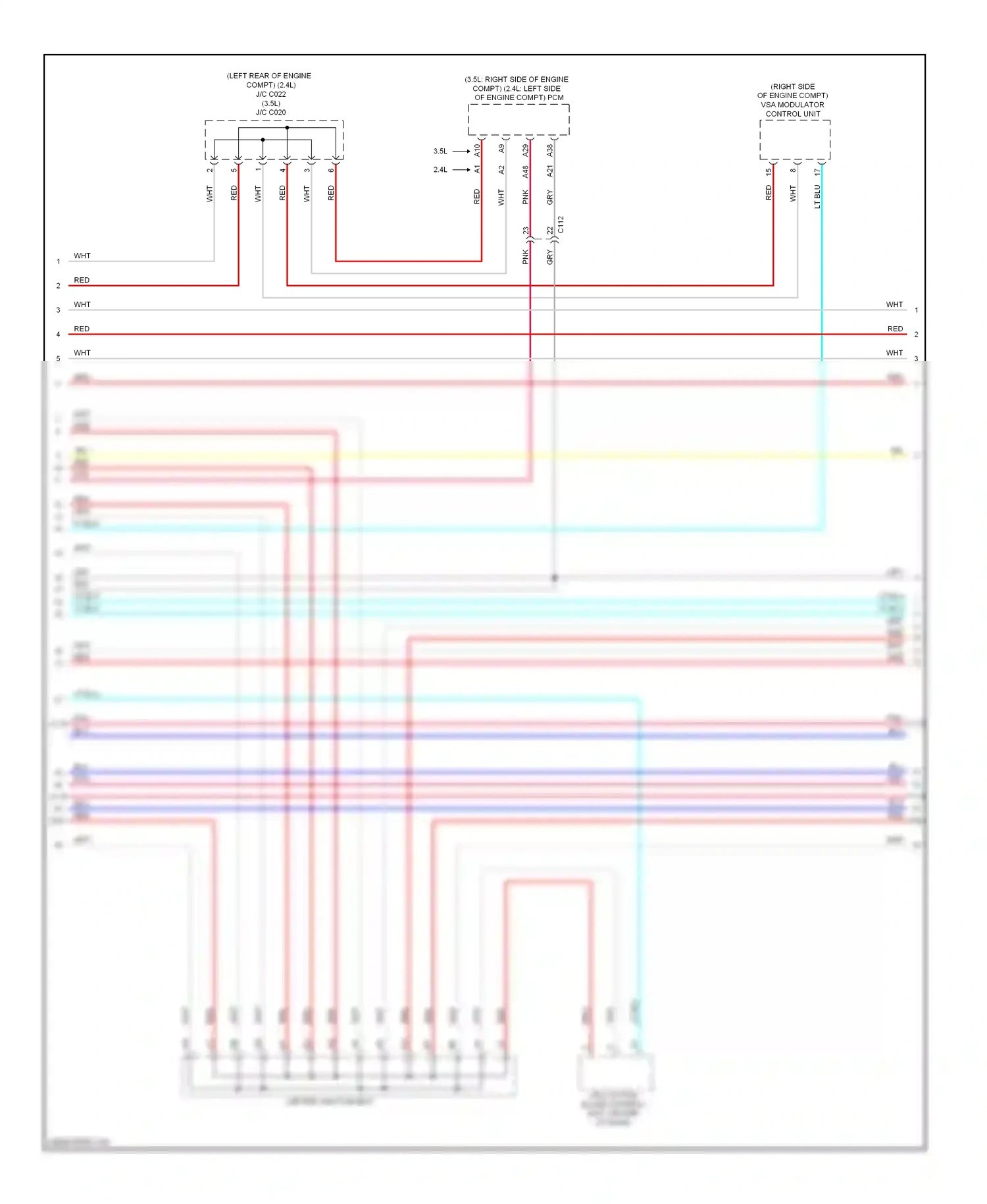 Wiring diagram red for Honda Accord IX (2012-2016) (193 of 253)