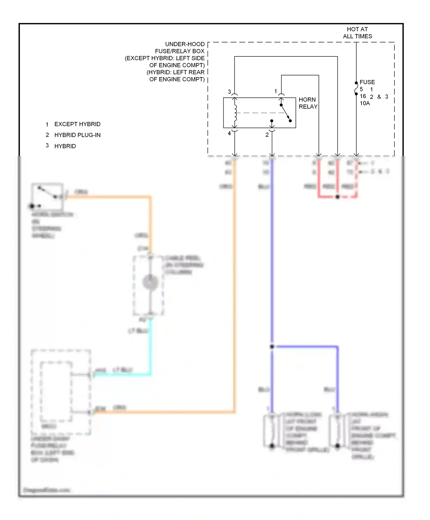 Wiring diagram red for Honda Accord IX (2012-2016) (106 of 253)