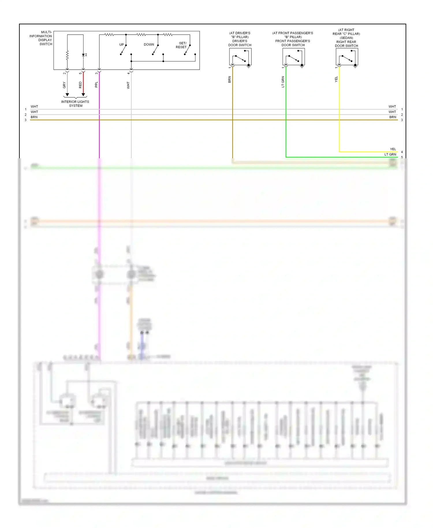 Wiring diagram set/ reset for Honda Accord IX (2012-2016) (1 of 3)