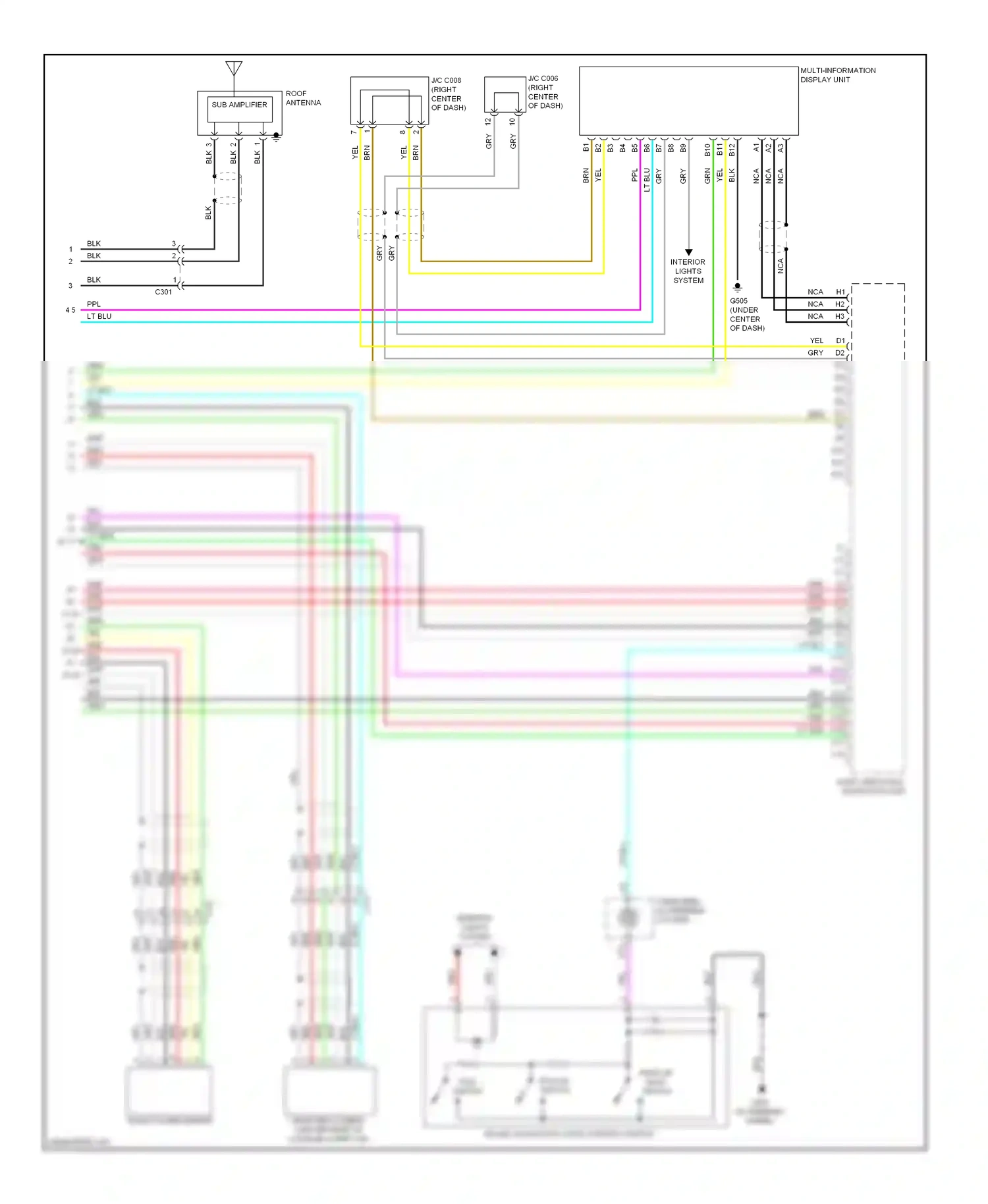Wiring diagram talk switch for Honda Accord IX (2012-2016) (2 of 5)