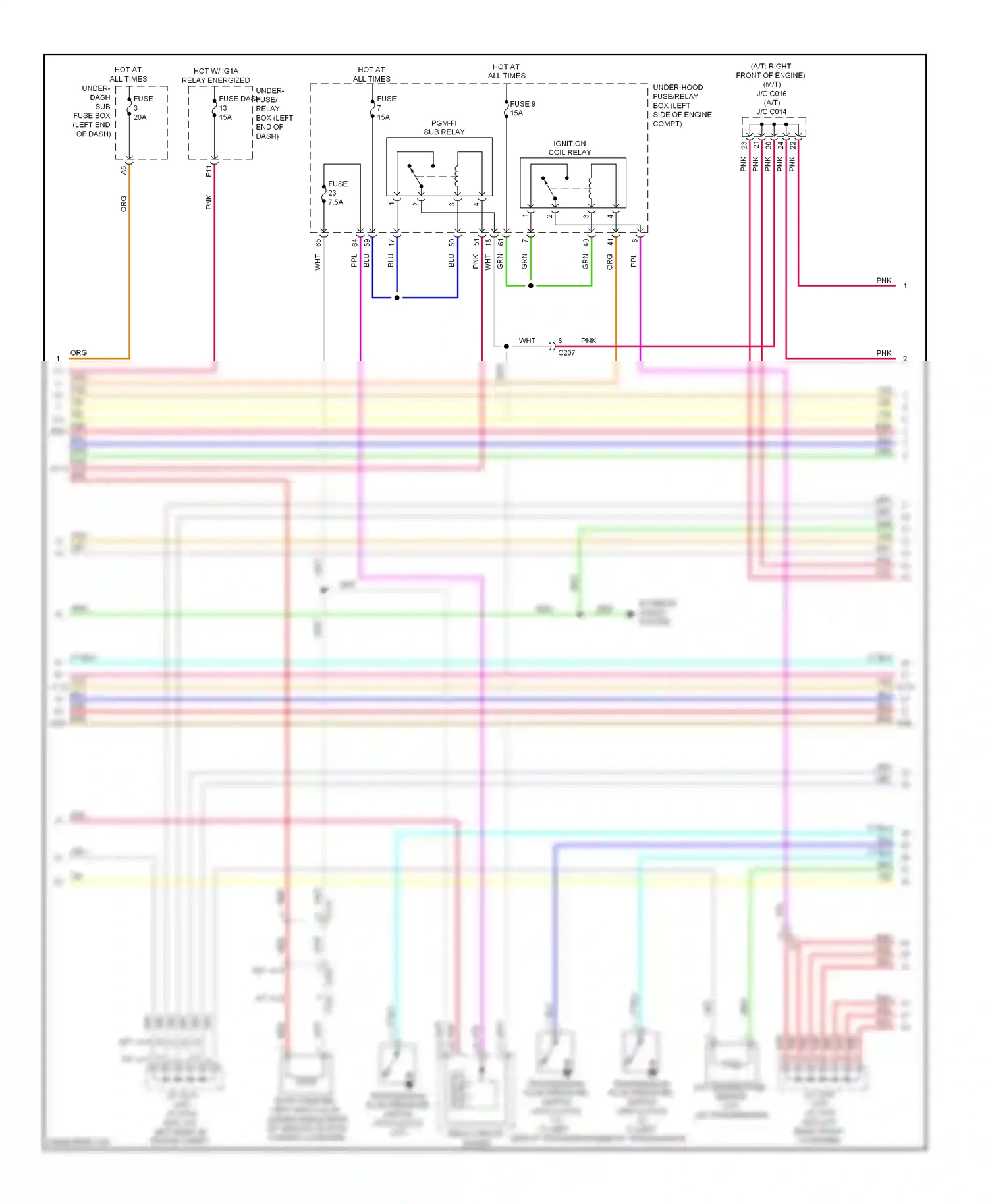 Wiring diagram tan for Honda Accord IX (2012-2016) (39 of 50)