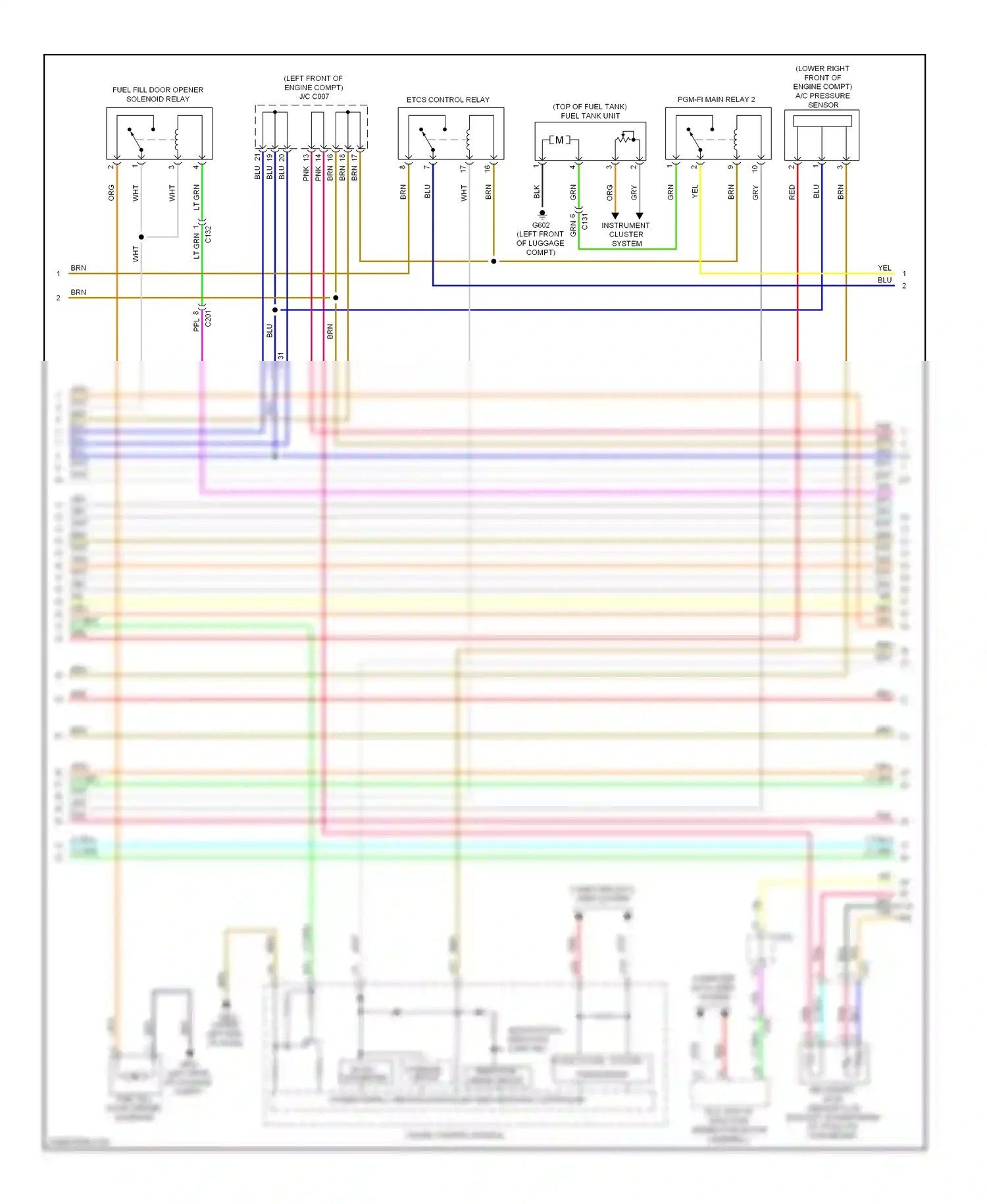Wiring diagram tan for Honda Accord IX (2012-2016) (12 of 50)
