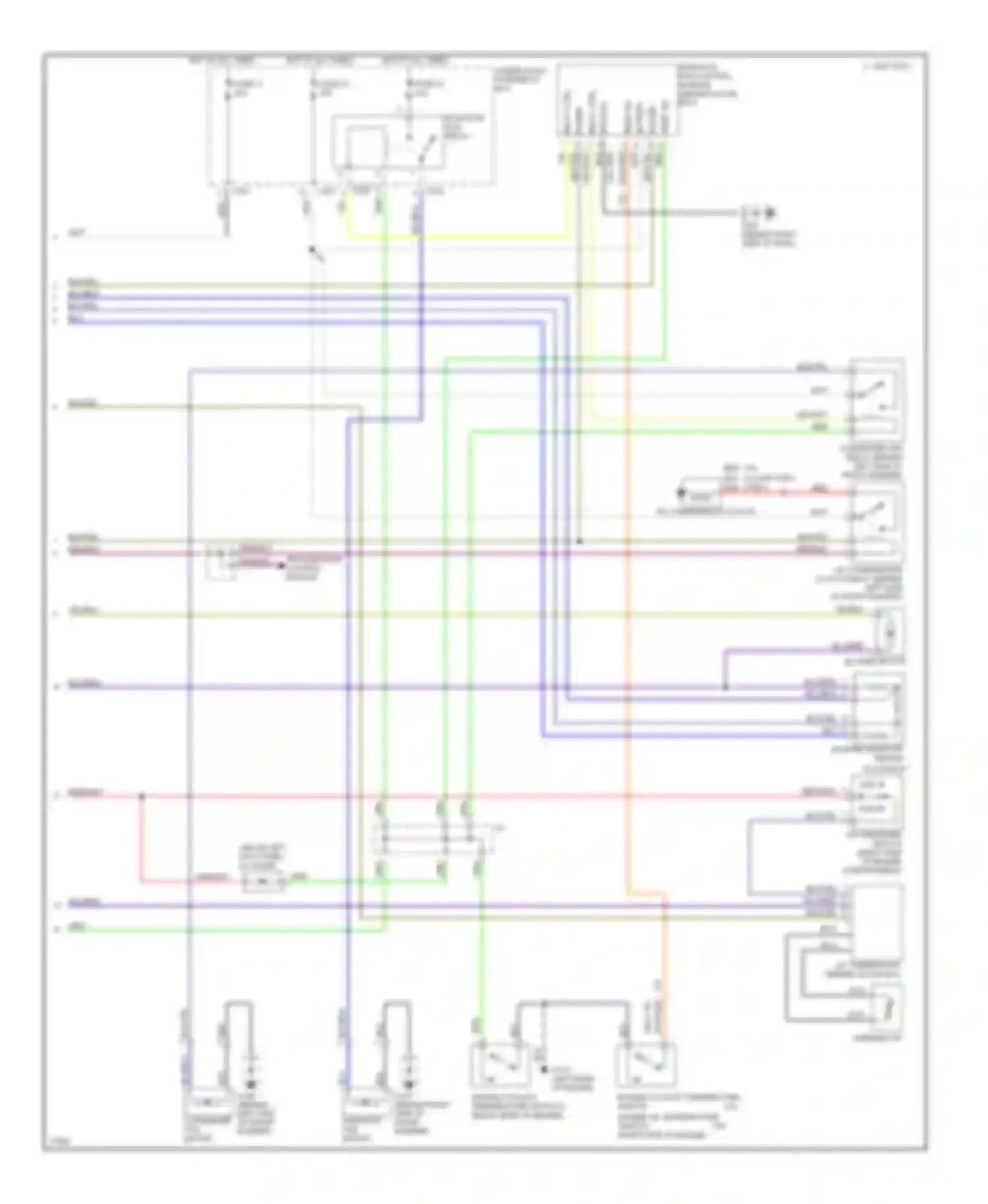 Accord Honda V (1993-1998): A/c circuit (2 of 2)