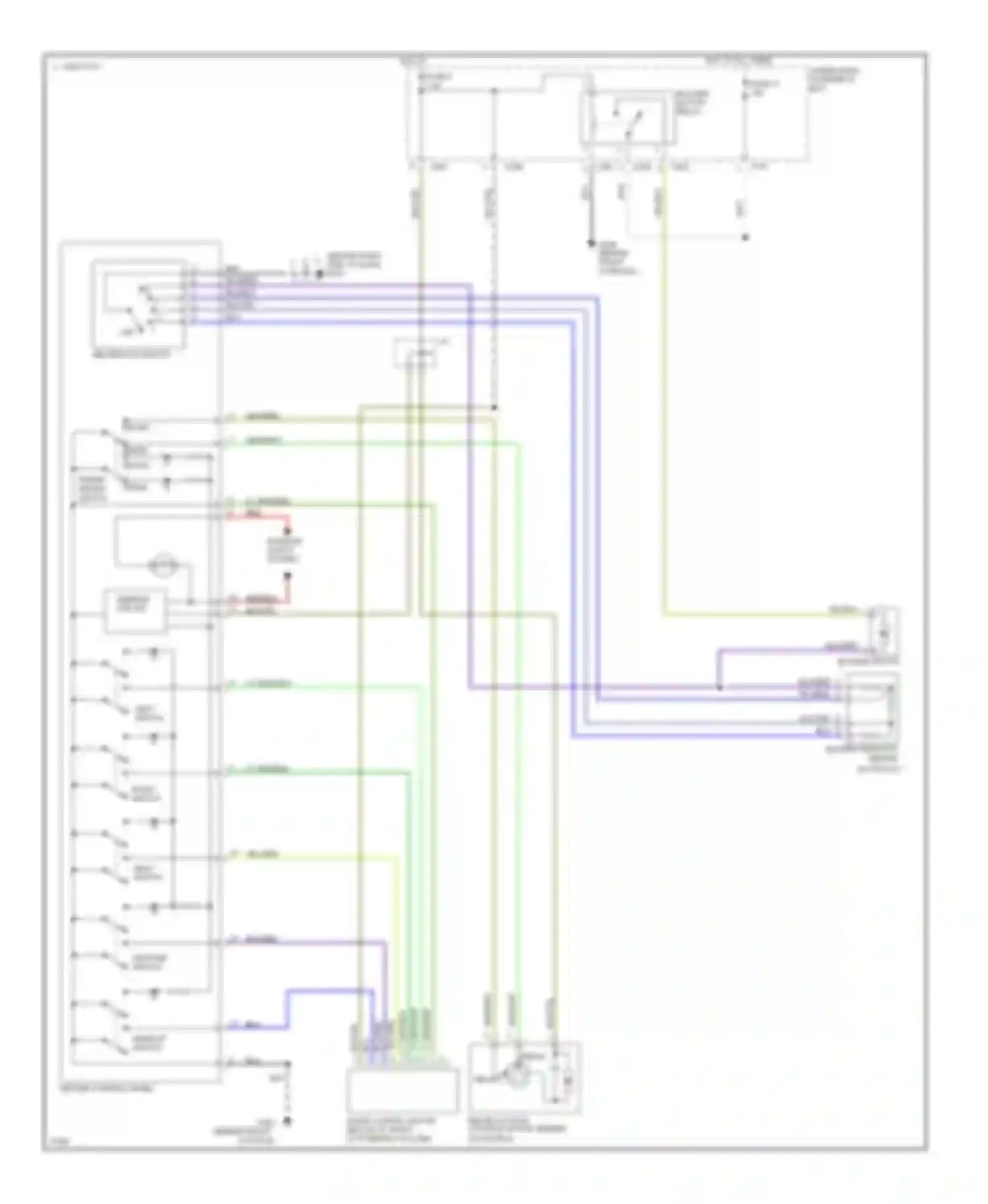 Accord Honda V (1993-1998): Heater circuit