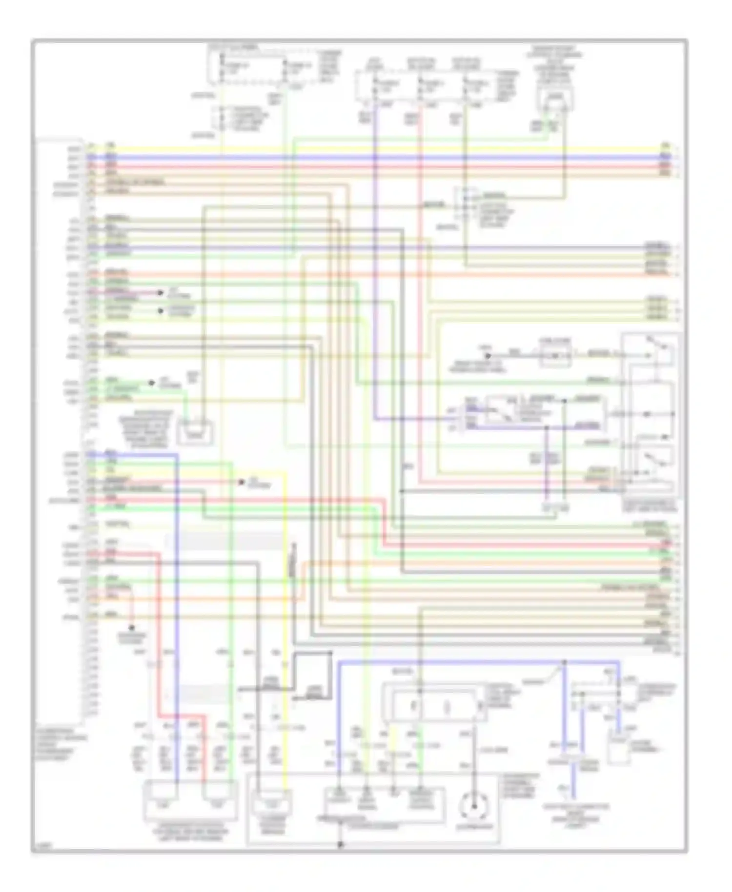 Accord Honda V (1993-1998): Wiring diagram engine performance 2.2ls, dx, lx & canada ex (1
of 3)