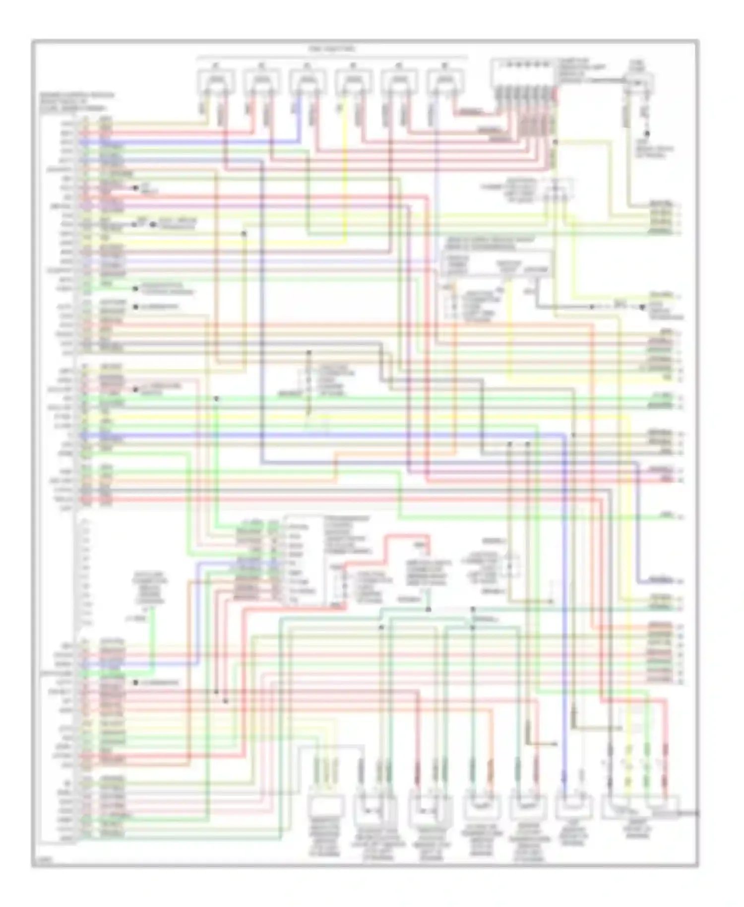 Accord Honda V (1993-1998): Wiring diagram engine performance 2.7ls (1 of 2)