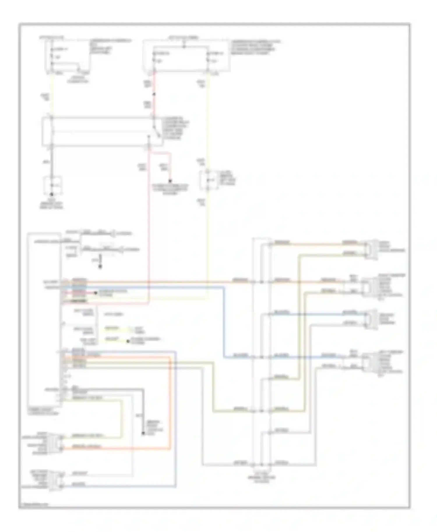 Accord Honda V (1993-1998): Radio circuits