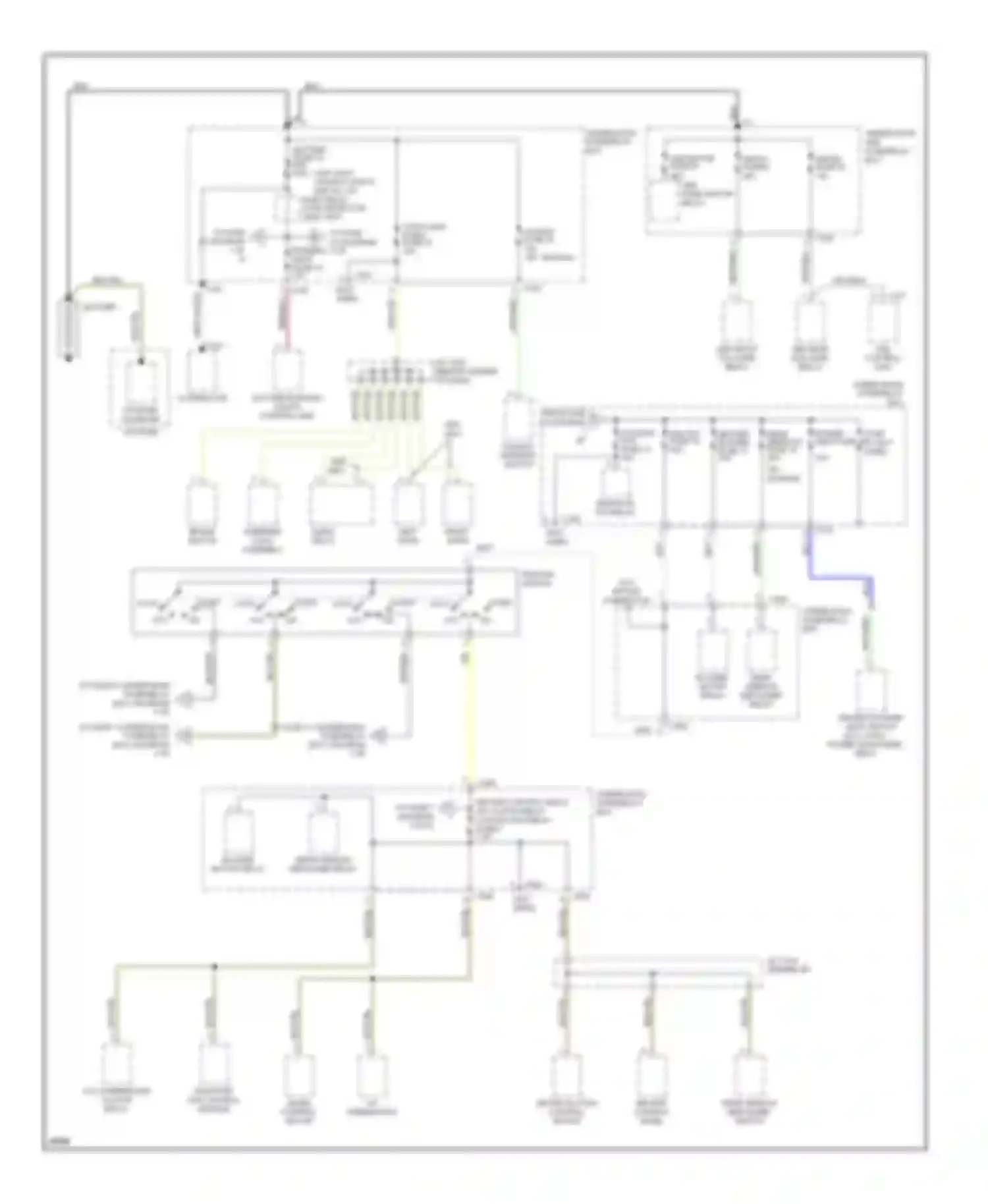 Wiring diagram a/c compressor clutch relay for Honda Accord V (1993-1998) (1 of 2)