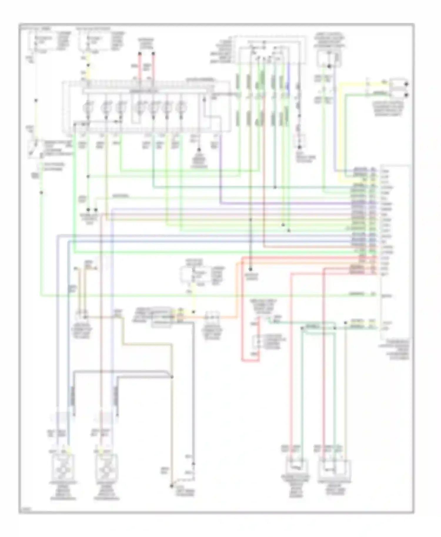 Wiring diagram backup lights for Honda Accord V (1993-1998) (1 of 3)
