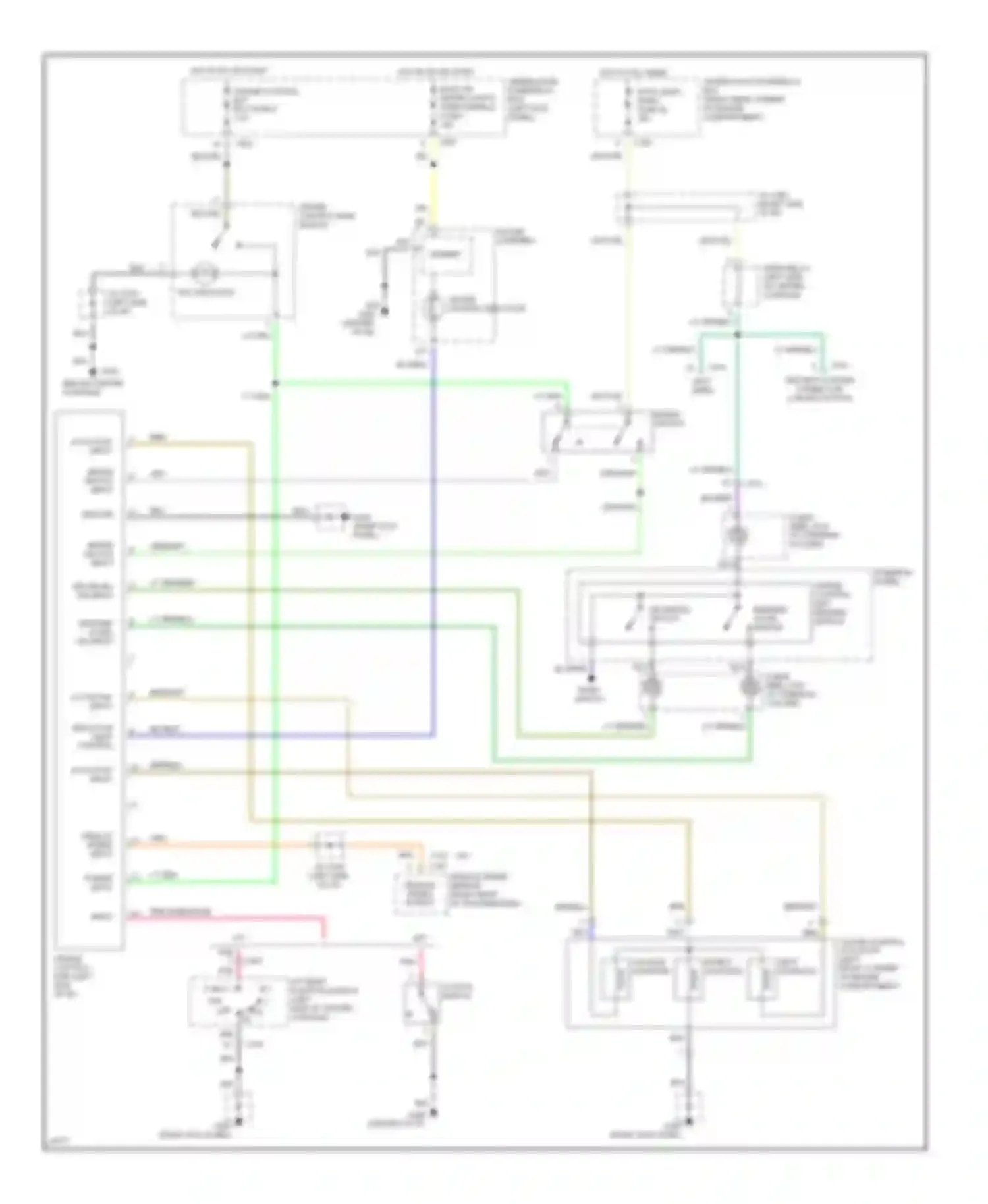 Wiring diagram cruise control indicator for Honda Accord V (1993-1998) (1 of 1)