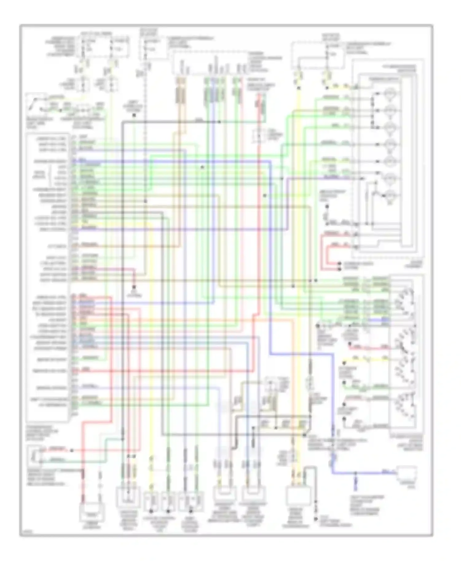 Wiring diagram shift interlock system for Honda Accord V (1993-1998) (1 of 1)