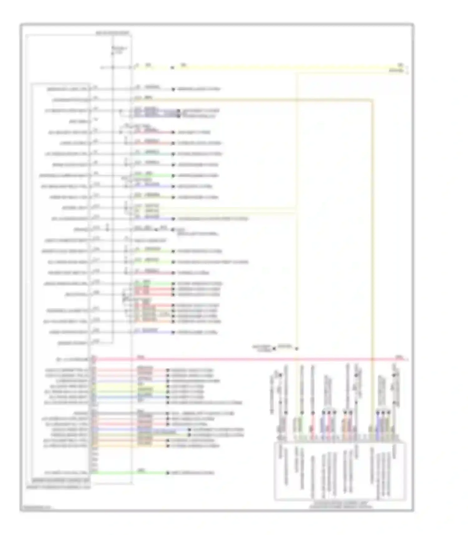 Accord Honda VI (1997-2002): Multiplex control circuit (1 of 2)