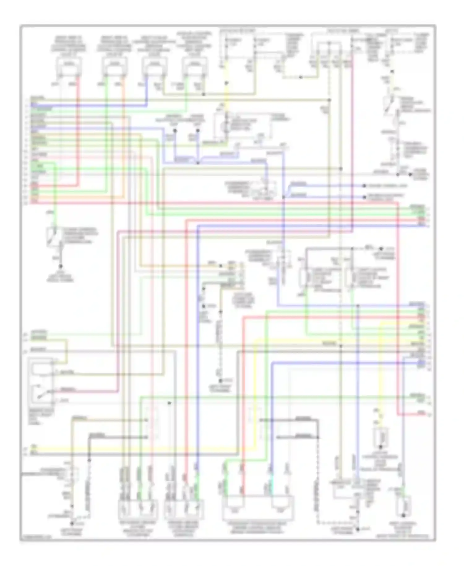 Accord Honda VI (1997-2002): Wiring diagram engine performance 2.3ls, with ultra low emissions (2 of 3)