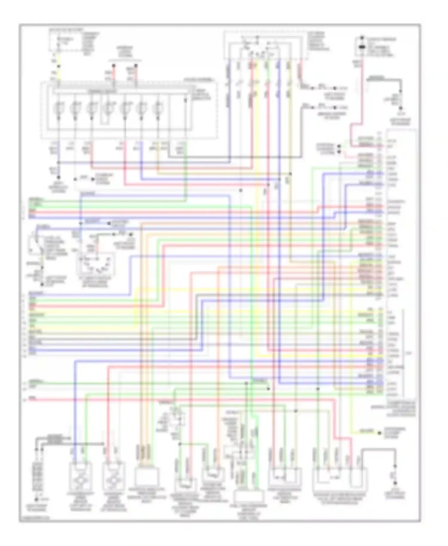 Accord Honda VI (1997-2002): Wiring diagram engine performance 2.3ls, with ultra low emissions (3 of 3)