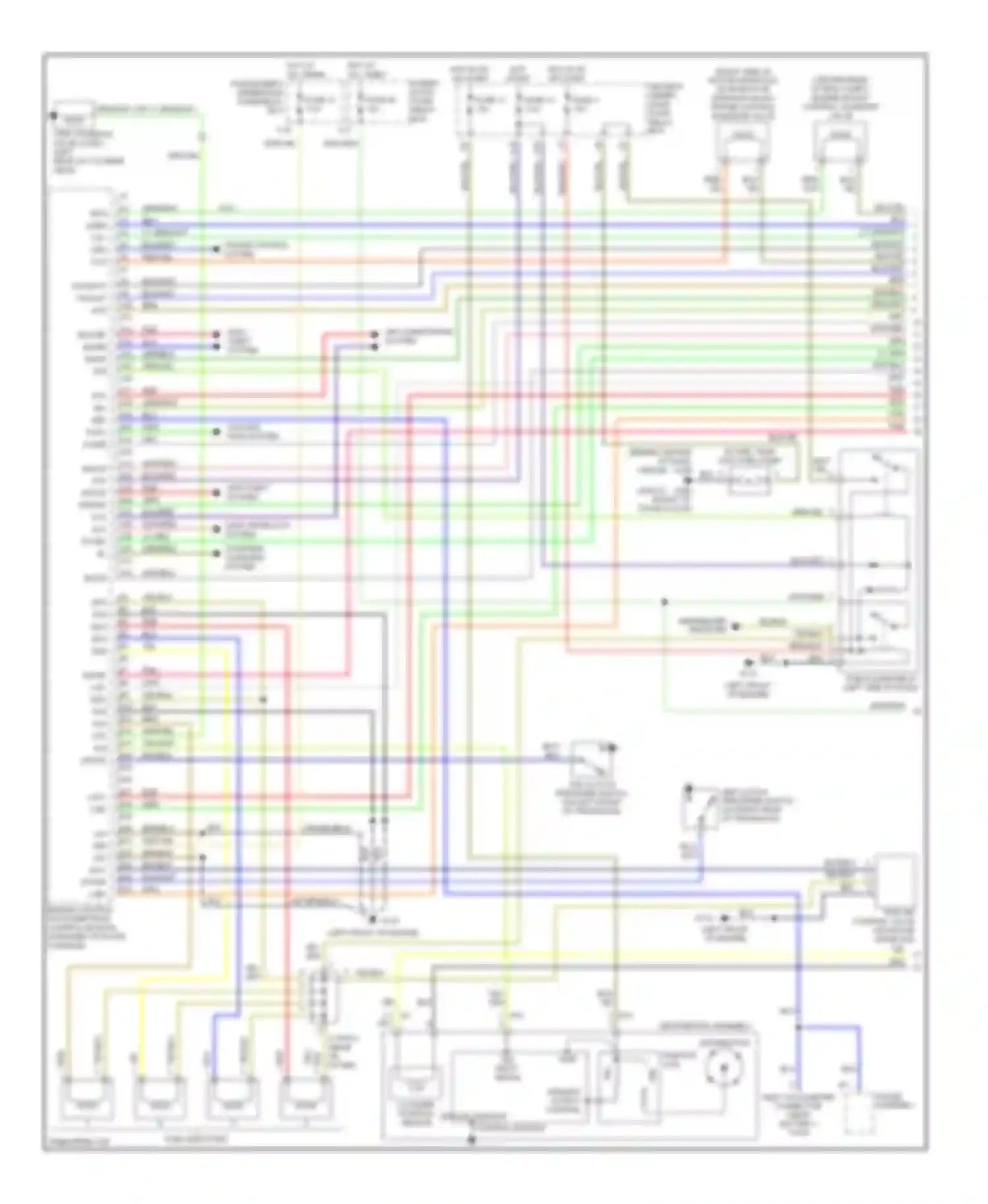 Accord Honda VI (1997-2002): Wiring diagram engine performance 2.3ls, without ultra low emissions (1 of 3)