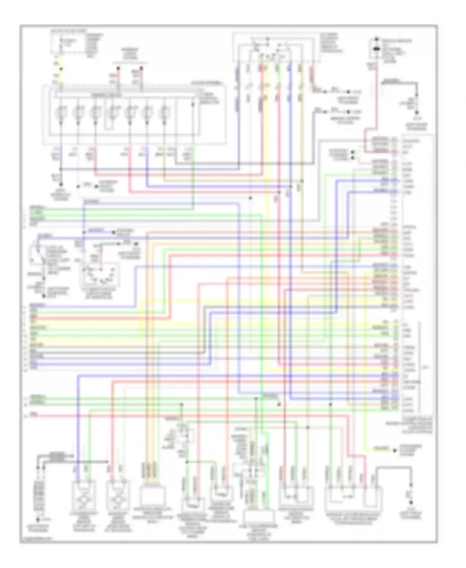 Accord Honda VI (1997-2002): Wiring diagram engine performance 2.3ls, without ultra low emissions (3 of 3)
