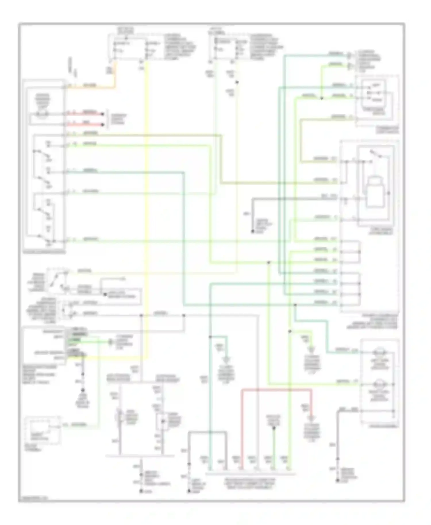 Accord Honda VI (1997-2002): Exterior lamps circuit, coupe (1 of 2)