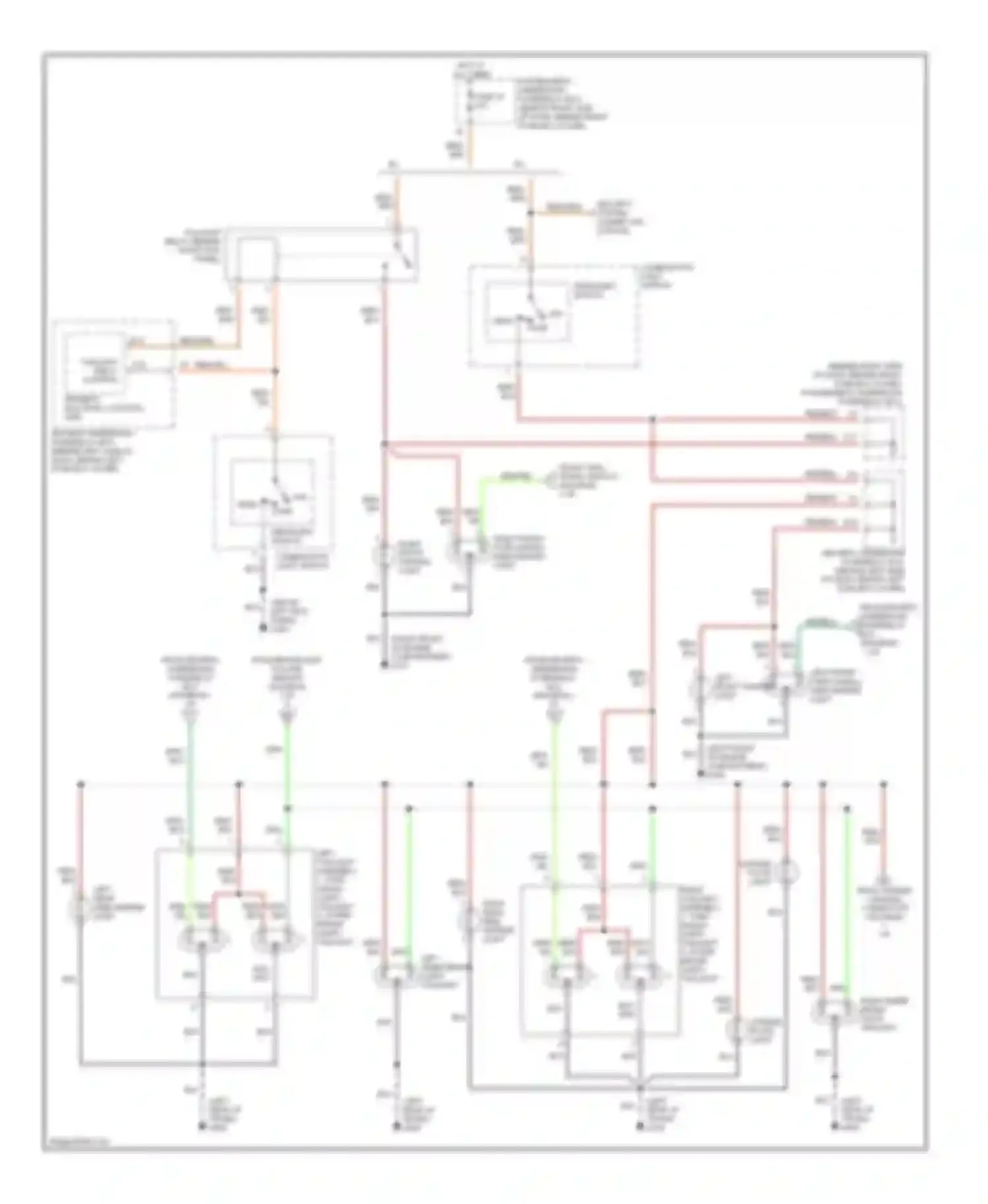 Accord Honda VI (1997-2002): Exterior lamps circuit, coupe (2 of 2)