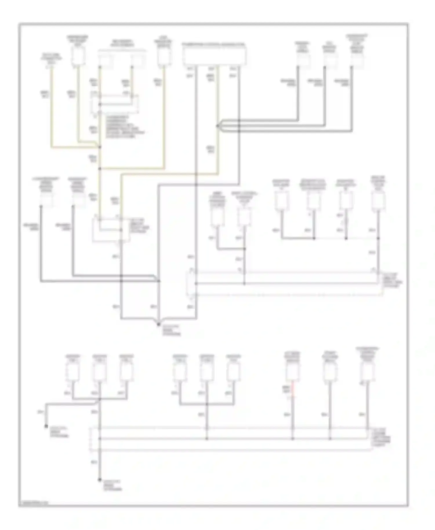 Accord Honda VI (1997-2002): Ground distribution circuit (2 of 6)