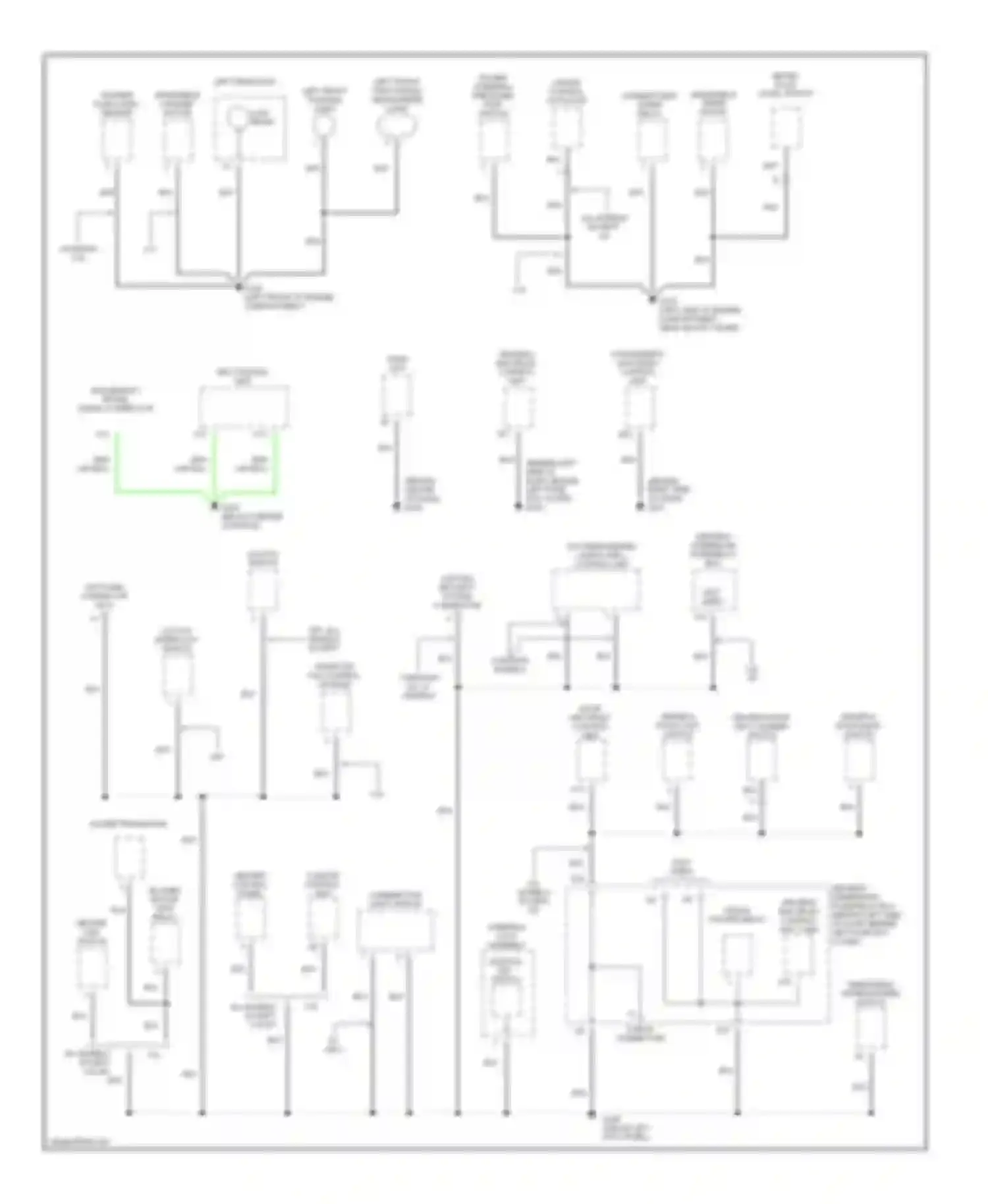 Accord Honda VI (1997-2002): Ground distribution circuit (3 of 6)