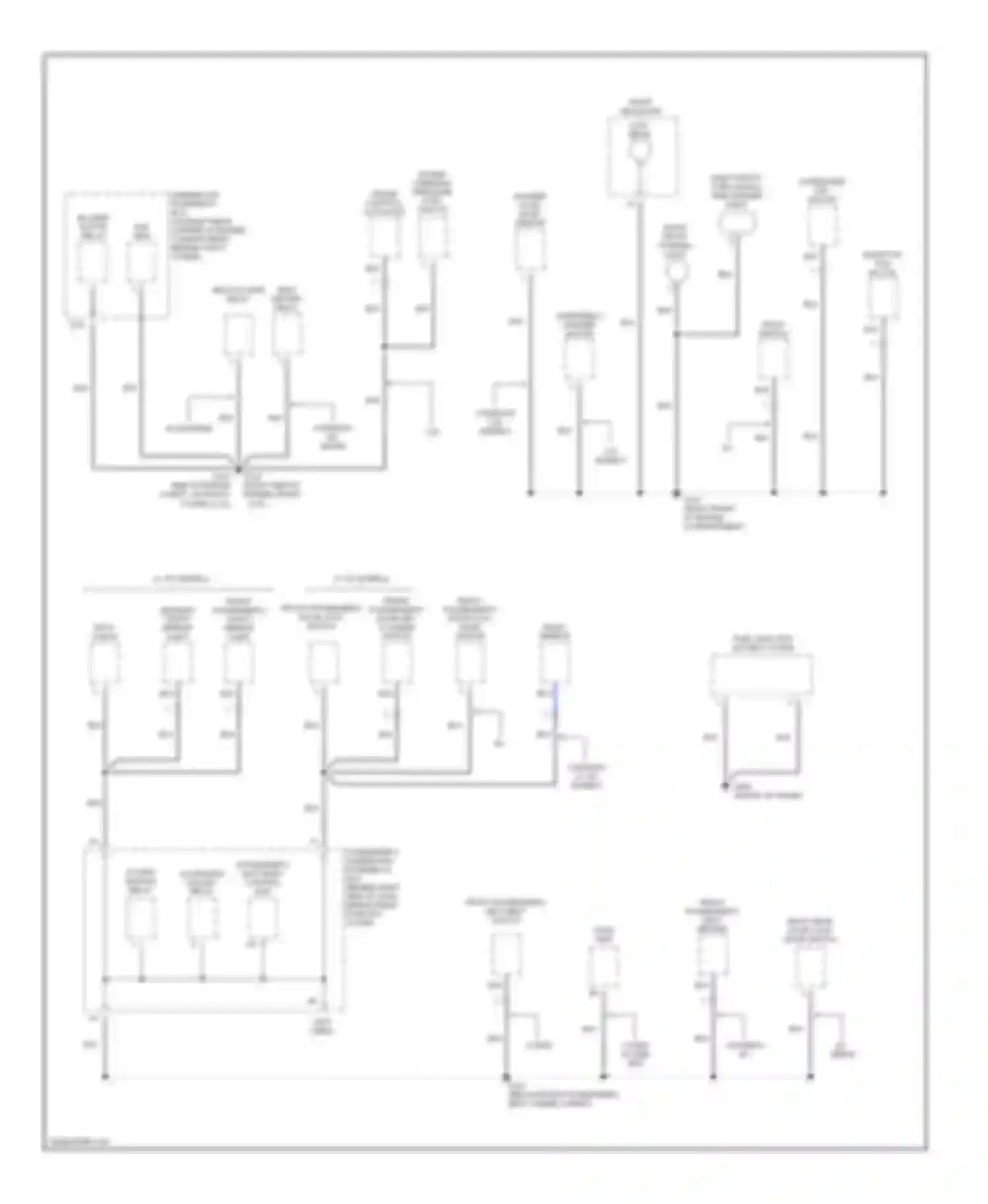 Accord Honda VI (1997-2002): Ground distribution circuit (5 of 6)