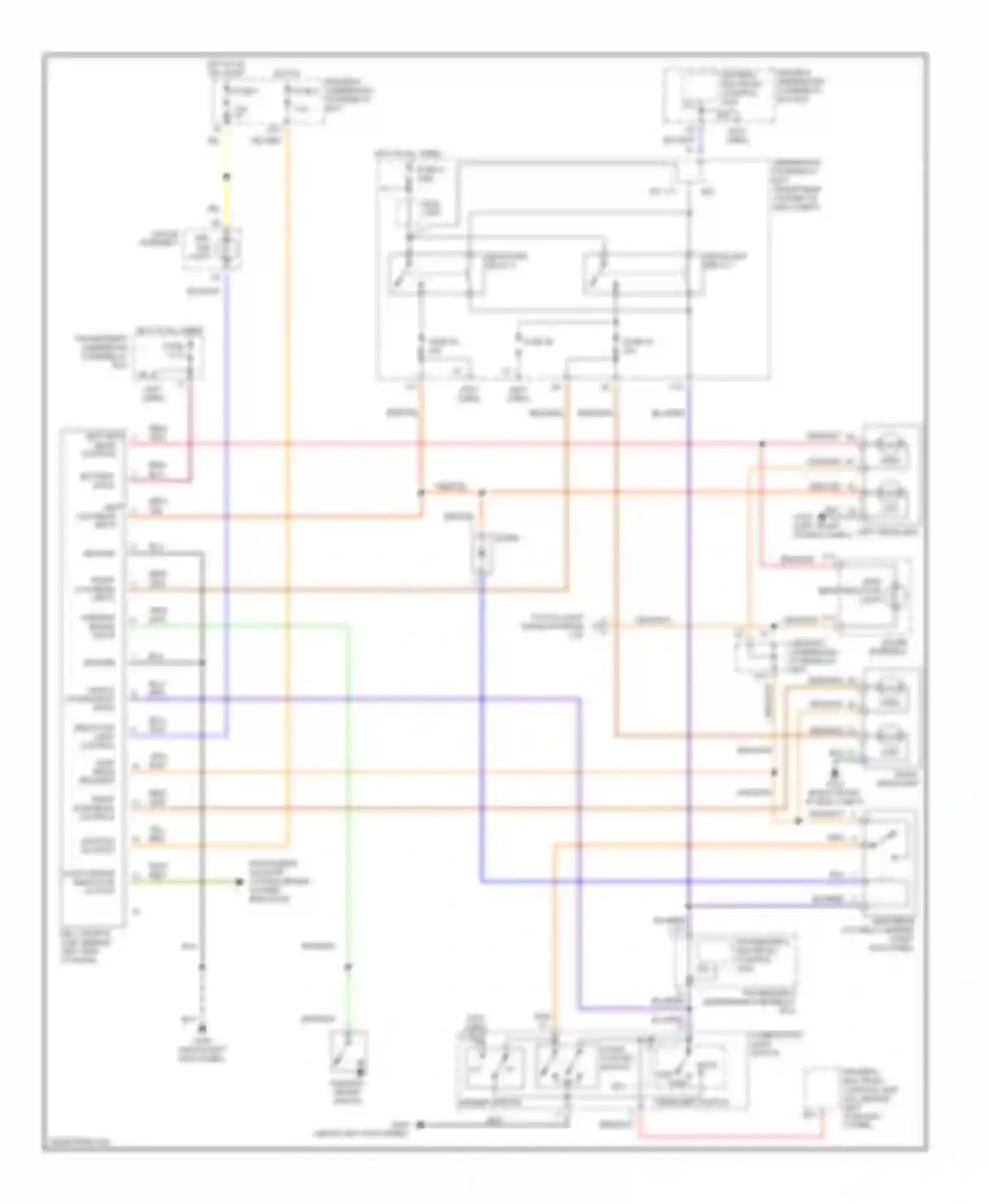Accord Honda VI (1997-2002): Headlight circuit, with drl (1 of 2)