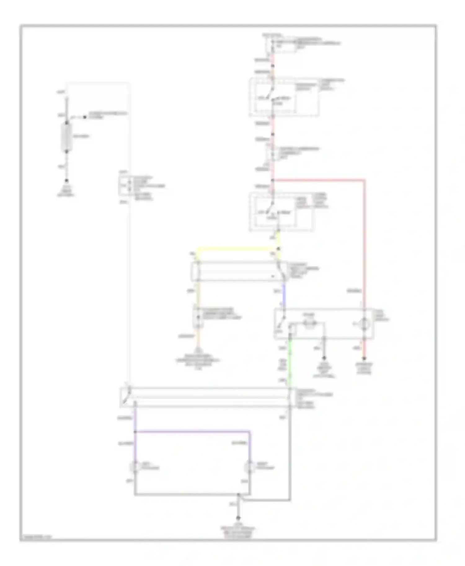 Accord Honda VI (1997-2002): Headlight circuit, with drl (2 of 2)