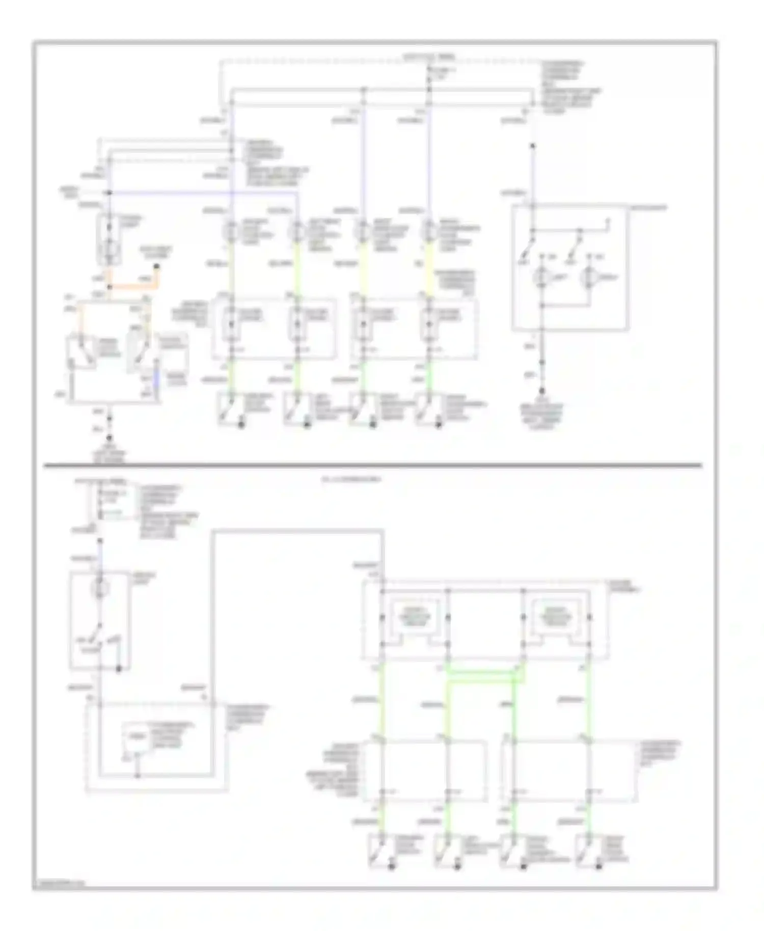 Accord Honda VI (1997-2002): Courtesy lamps circuit